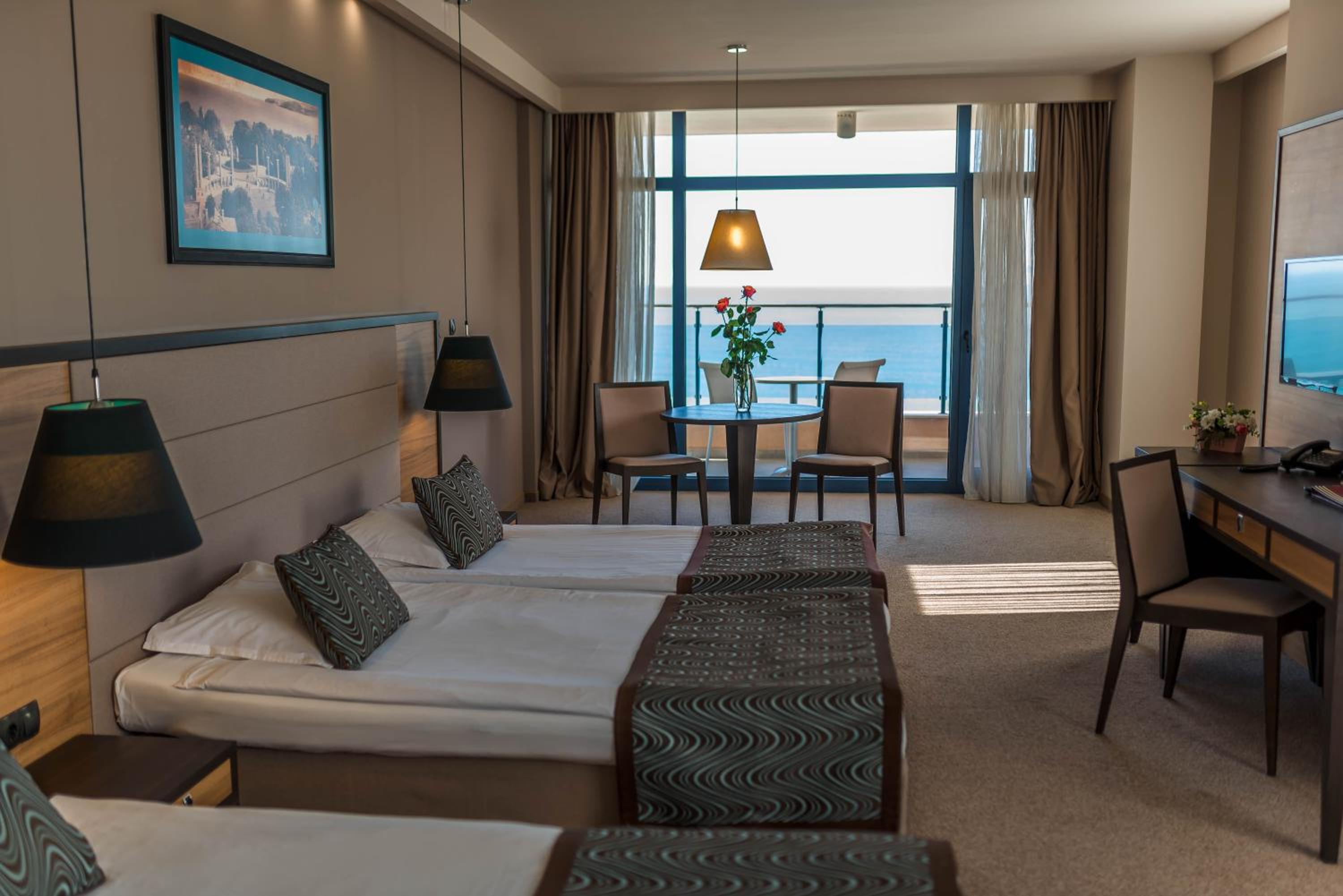 Family Room with Side Sea View