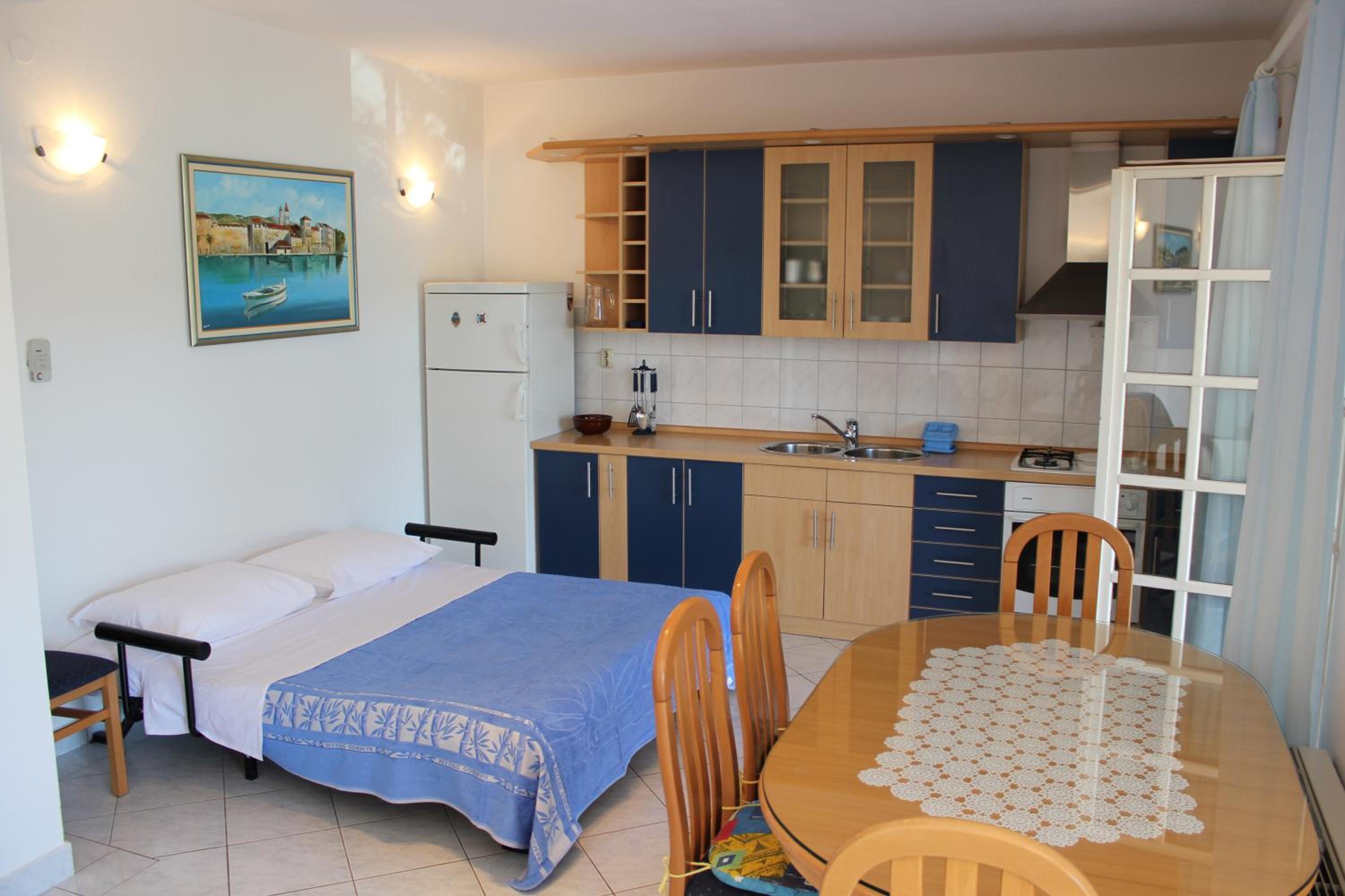 One-Bedroom Apartment with Balcony and Sea View