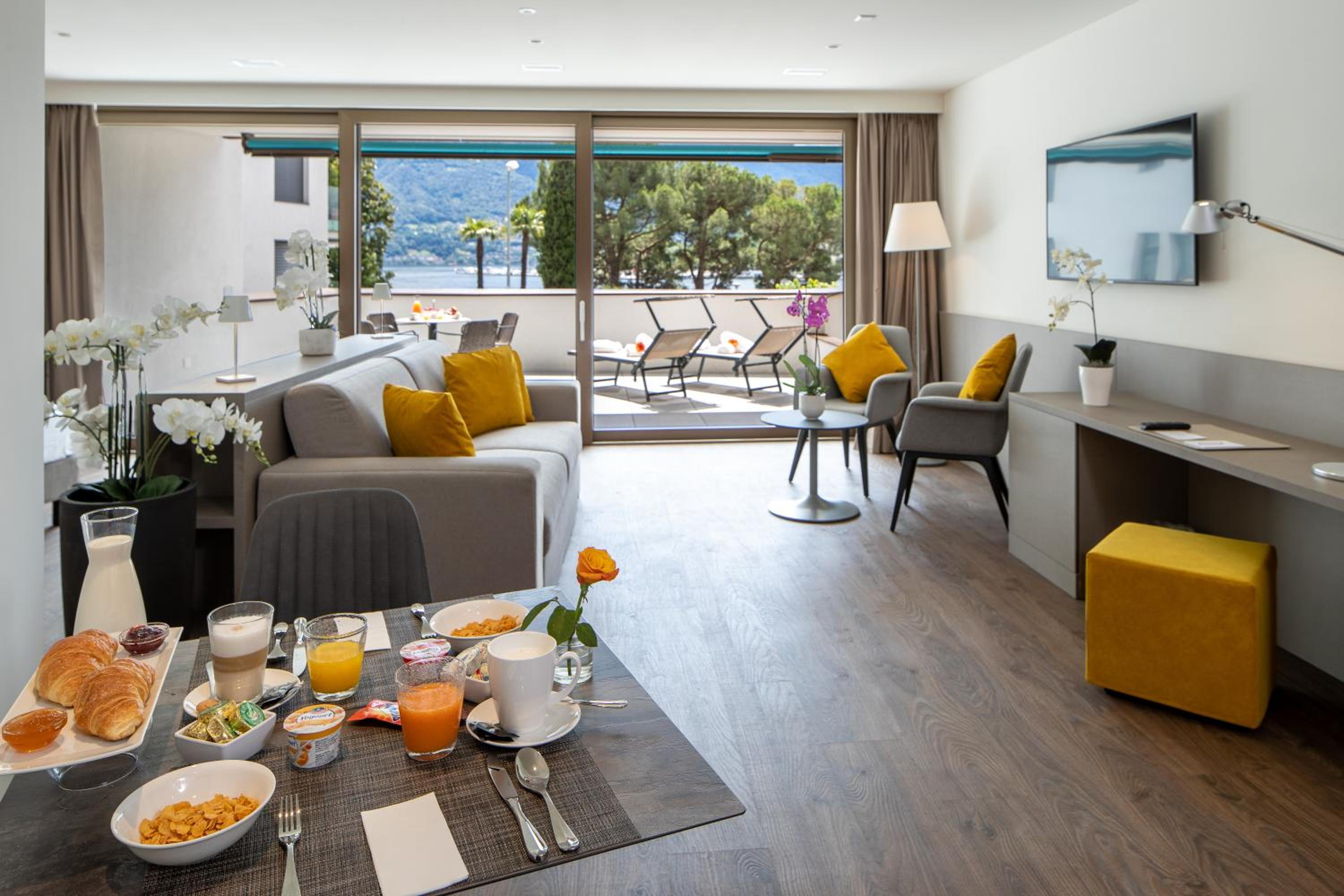 Junior Suite with Partial Lake View - First Floor with Disability Access
