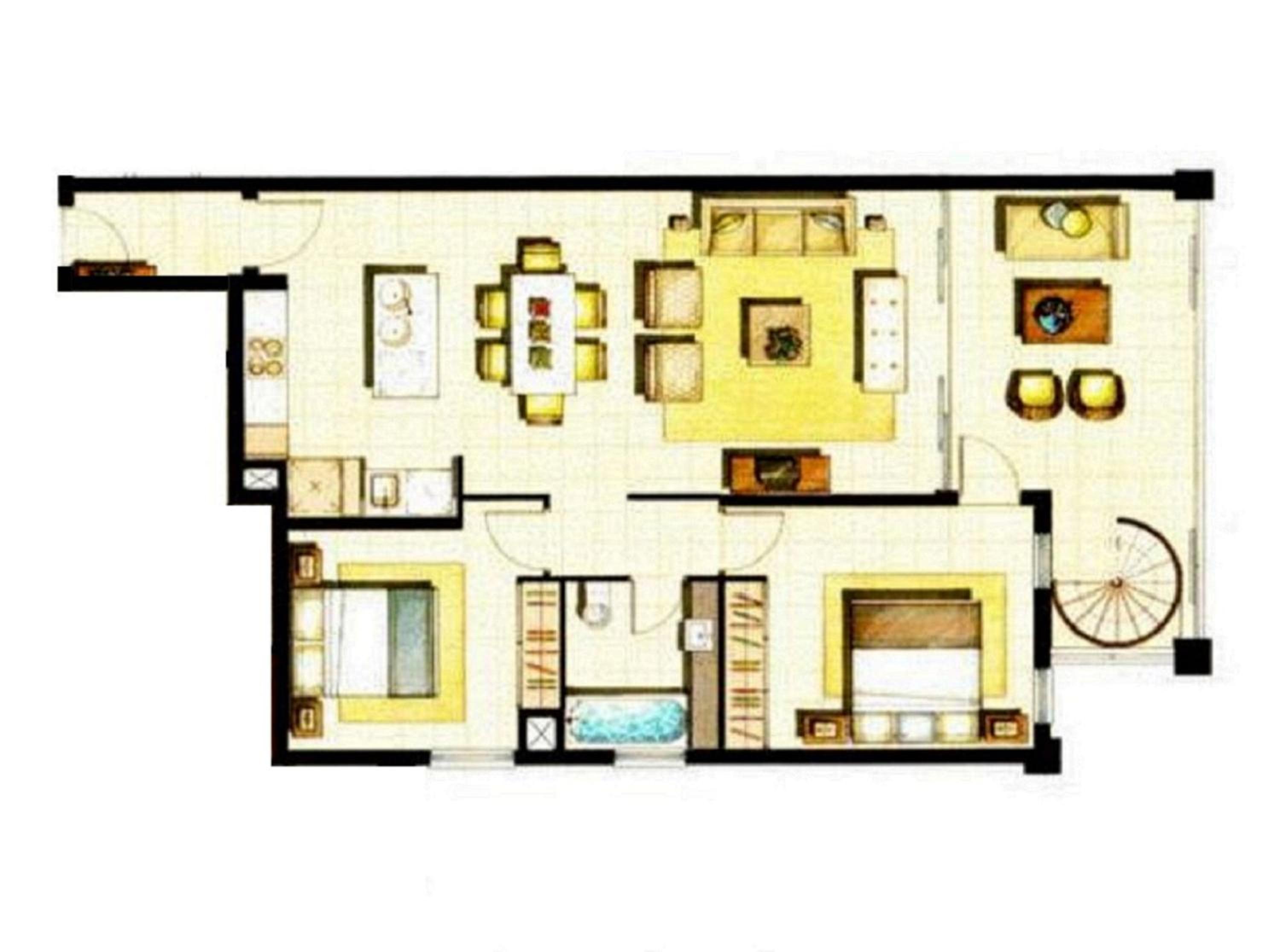 Two-Bedroom Swimout Apartment Poolside Privacy photo 3