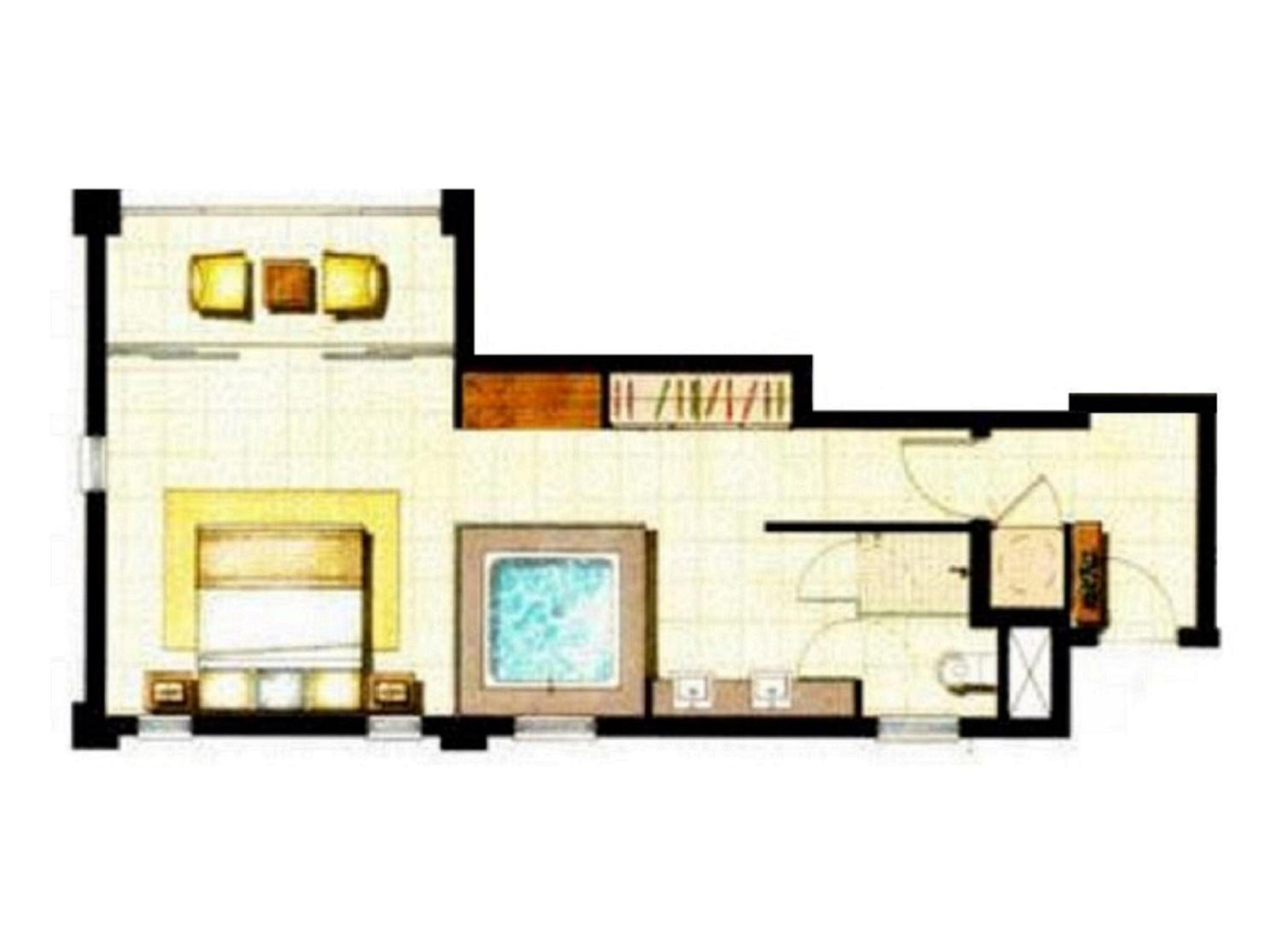 One-Bedroom Deluxe King Studio Suite photo 3