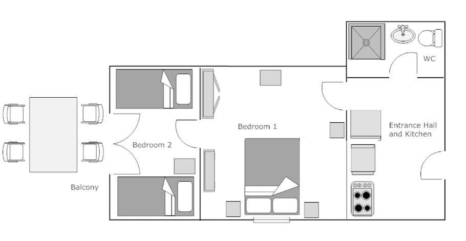 Apartment with Garden View - Photo 16