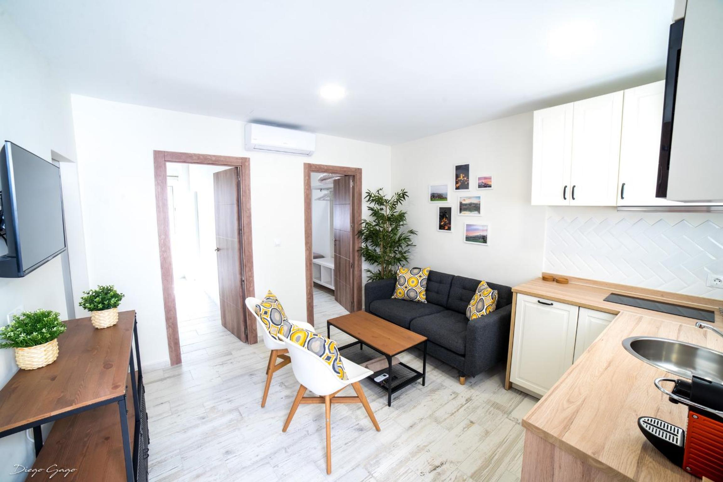 Apartamento de dos habitaciones