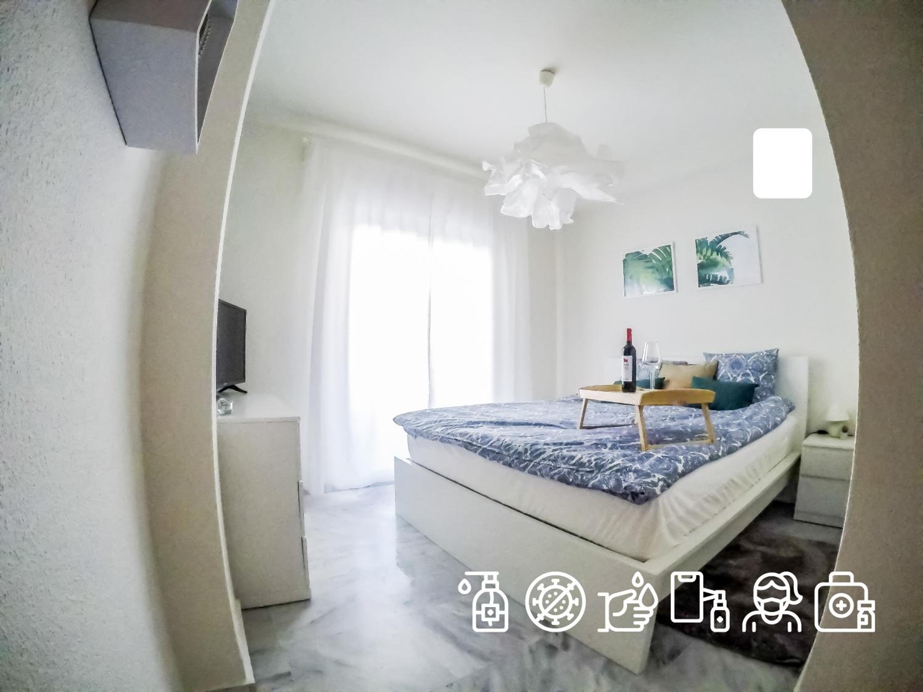 Apartamento con vista a la piscina