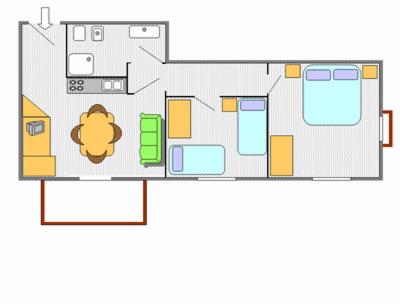 Two-Bedroom Apartment -  Third floor photo 3