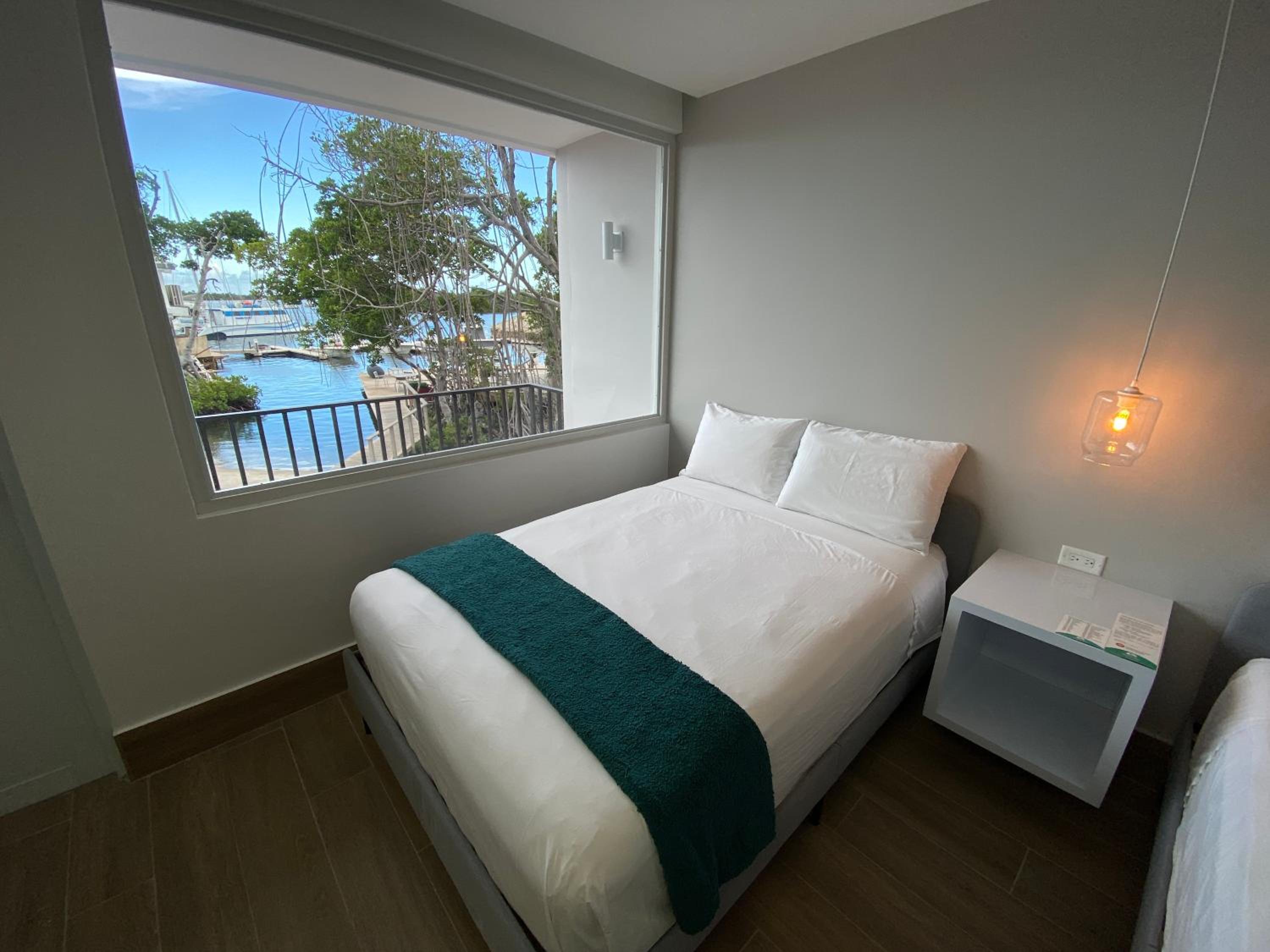 Ocean View Room with Balcony, Two Double Beds