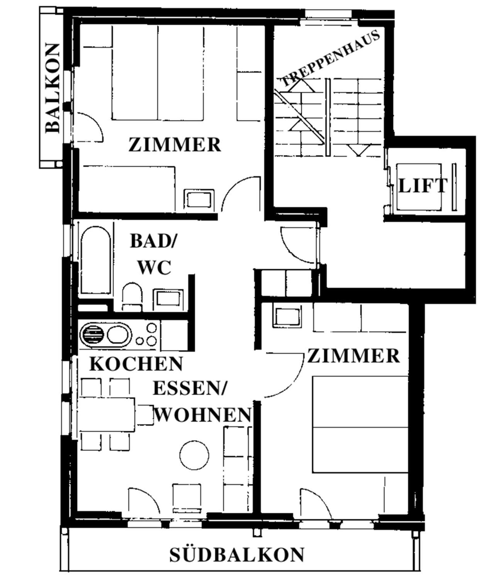 Two-Bedroom Apartment photo 2