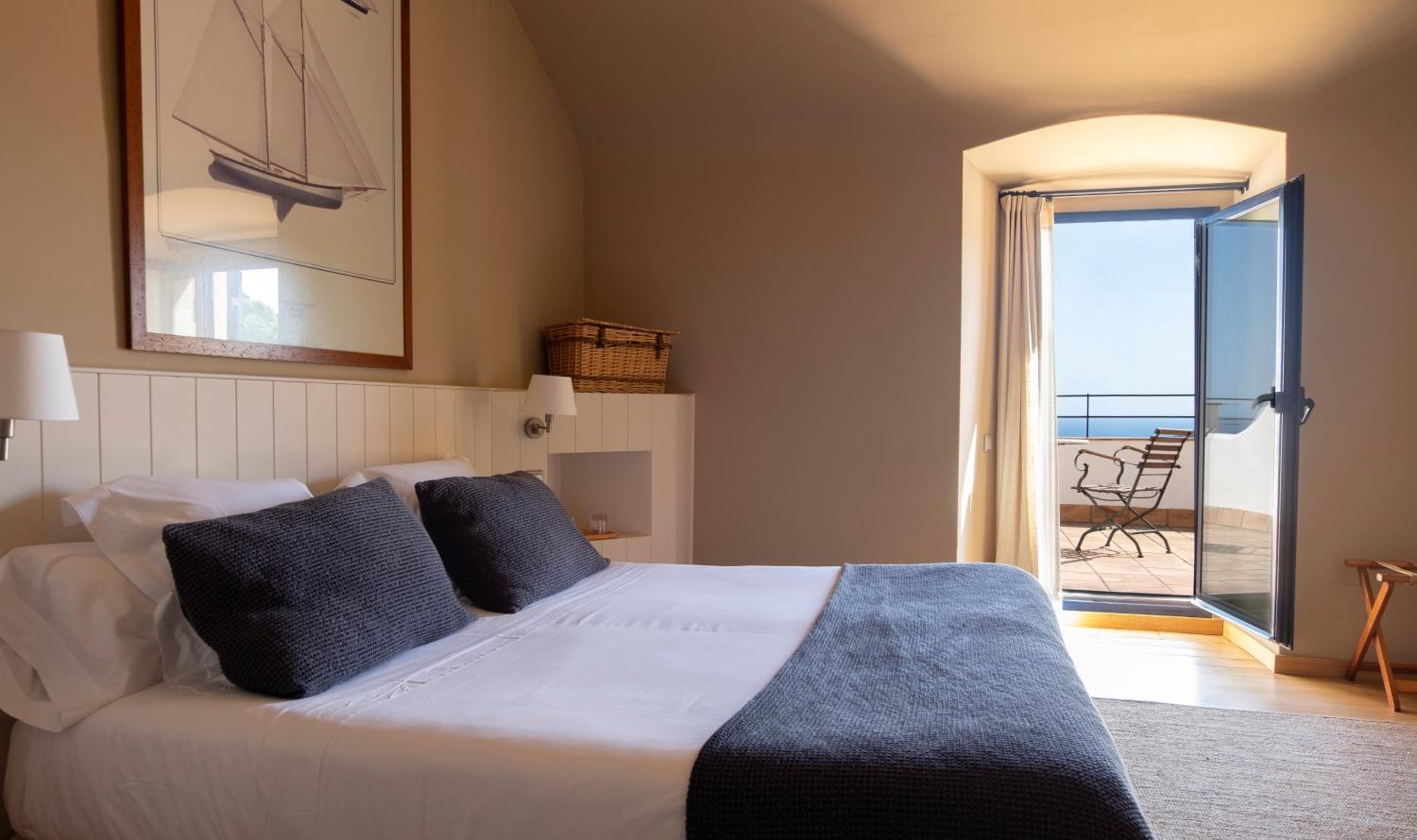 Habitación Doble con Terraza y Vista al Mar