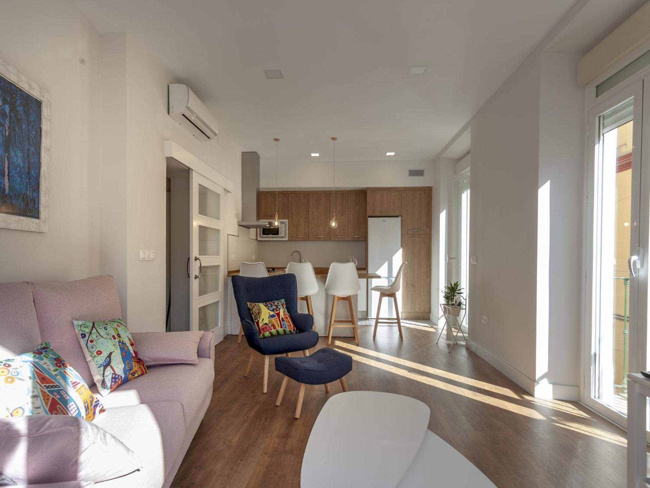 Apartamento de dos habitaciones