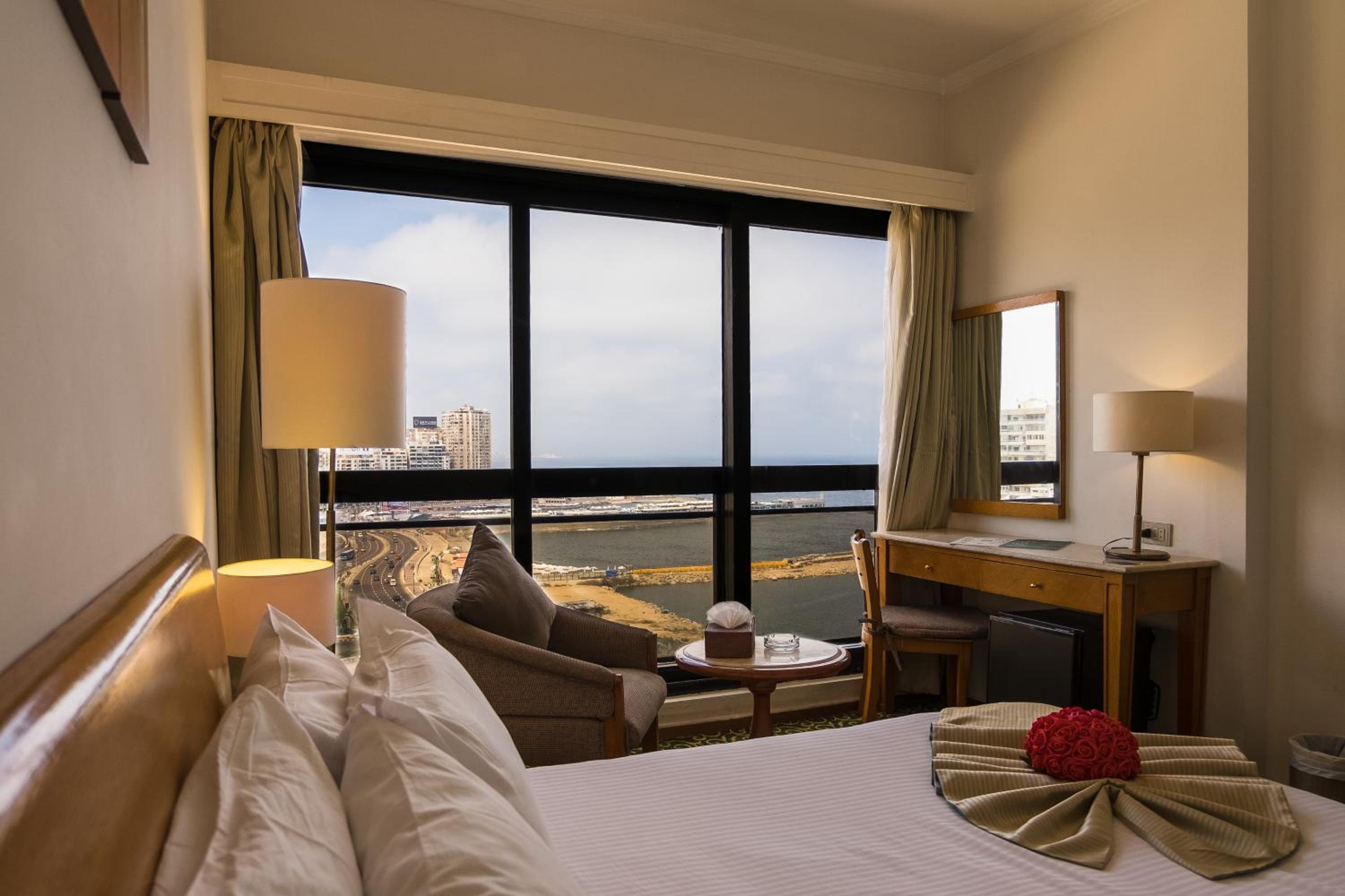 Standard Double Room with Side Sea View