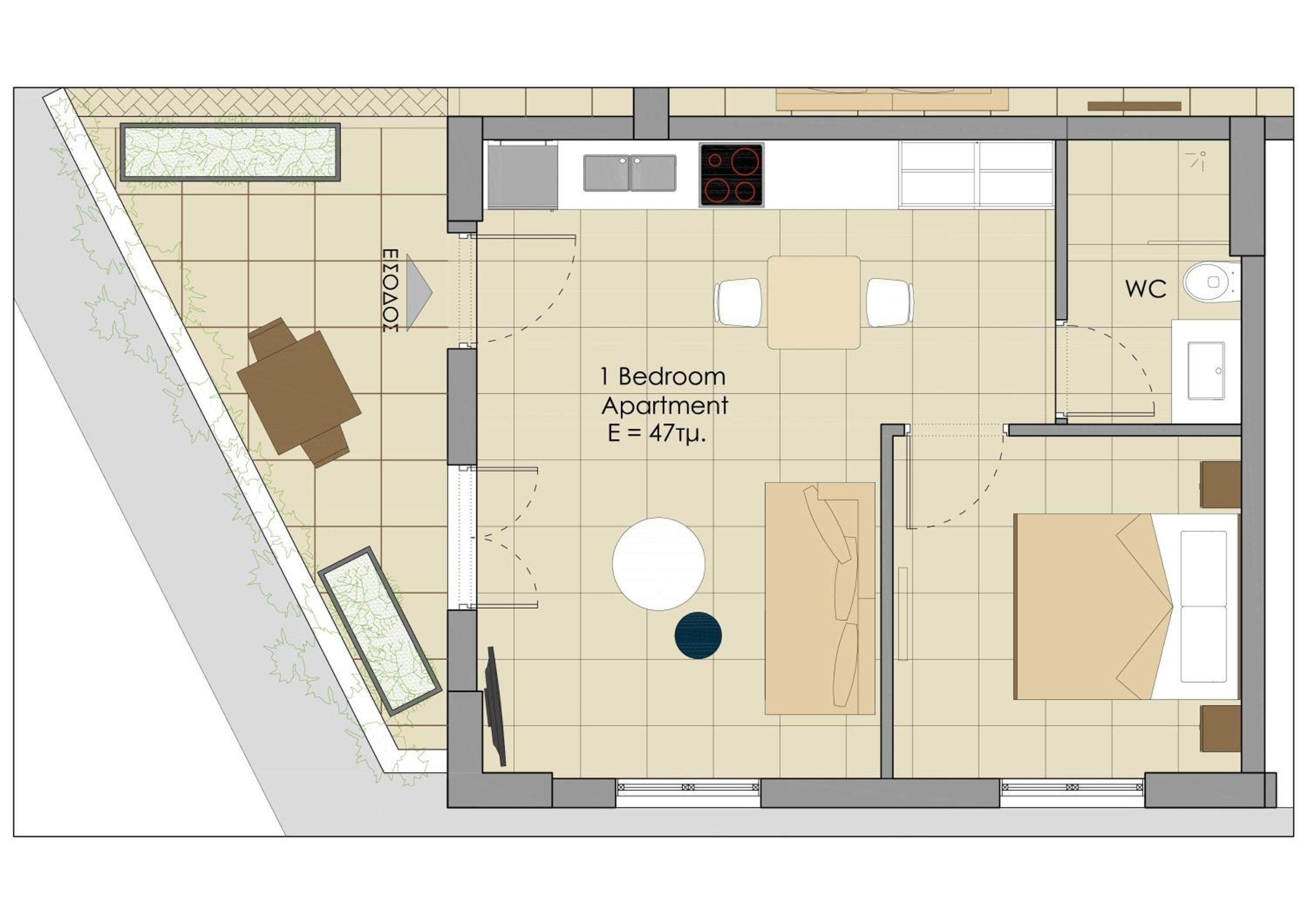 One-Bedroom Apartment - Photo 3