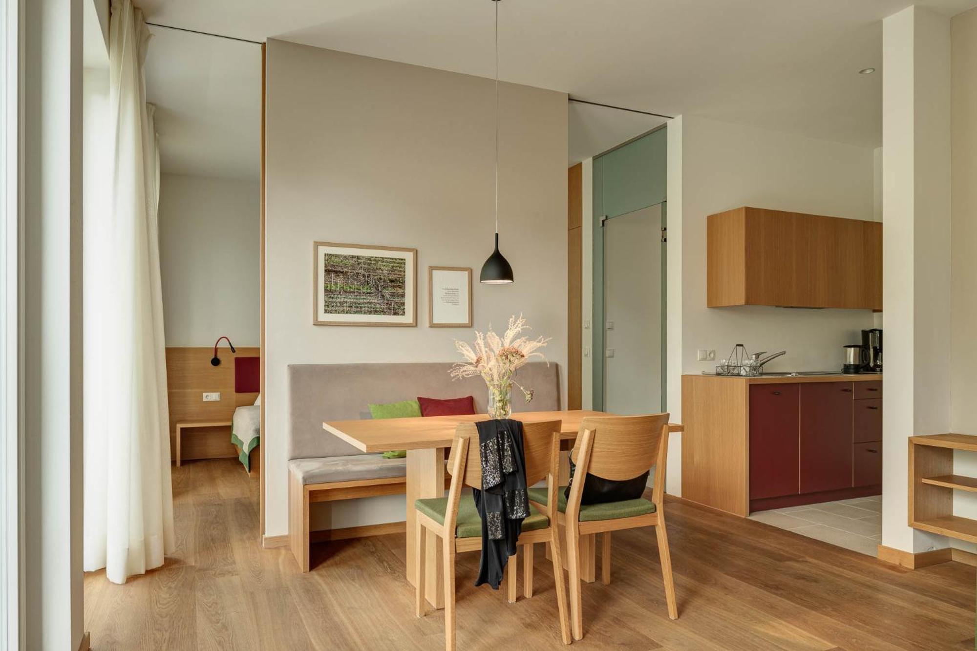 One-Bedroom Apartment with Balcony and Mountain View   photo 1