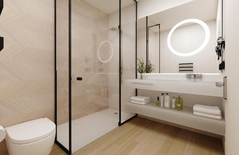 Relax in a spa-like bathroom retreat.