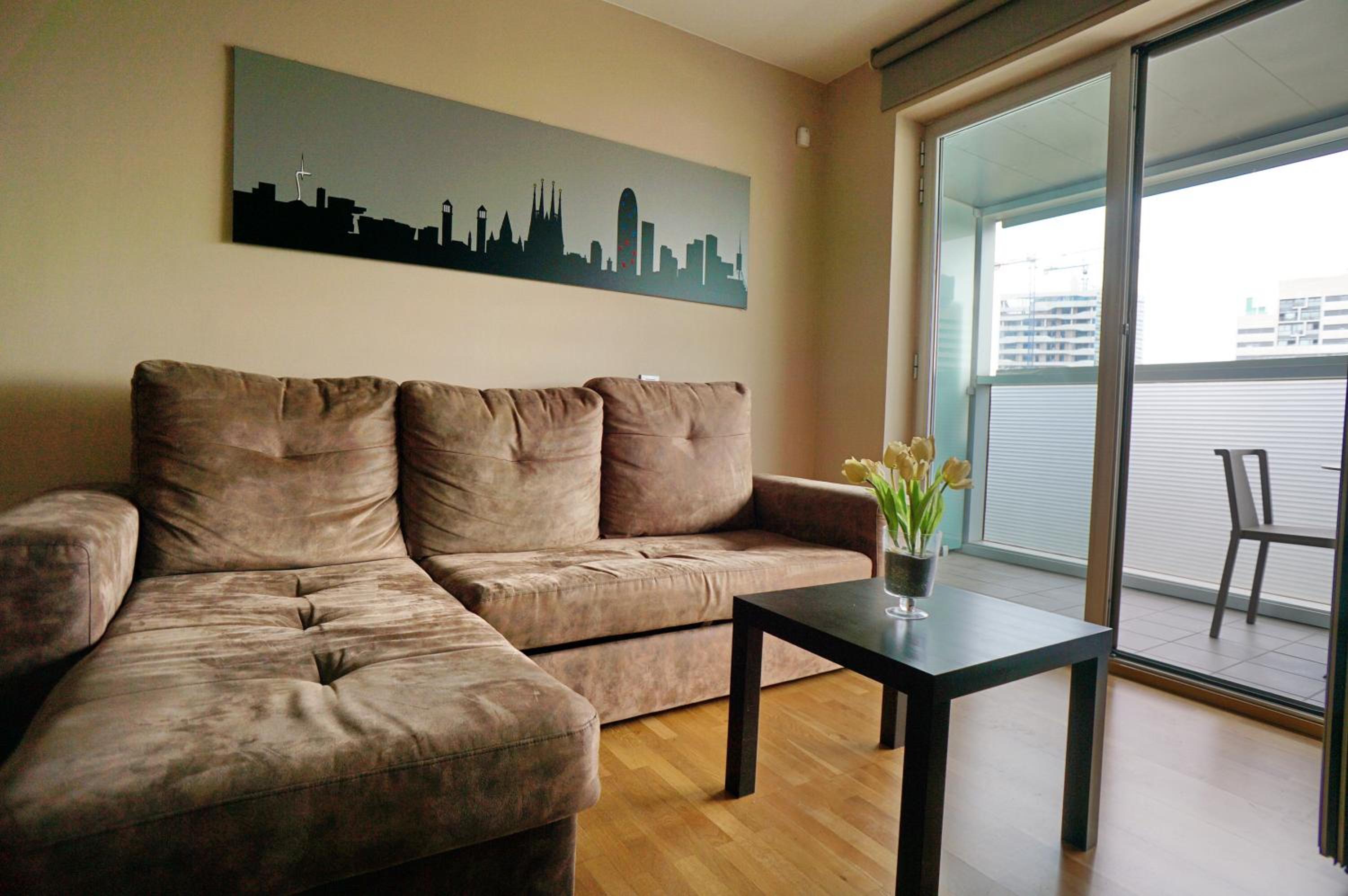 Apartamento de una habitación con terraza