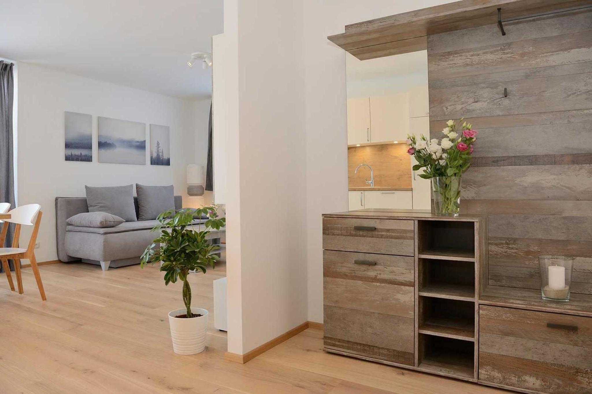 One-Bedroom Apartment with Garden View