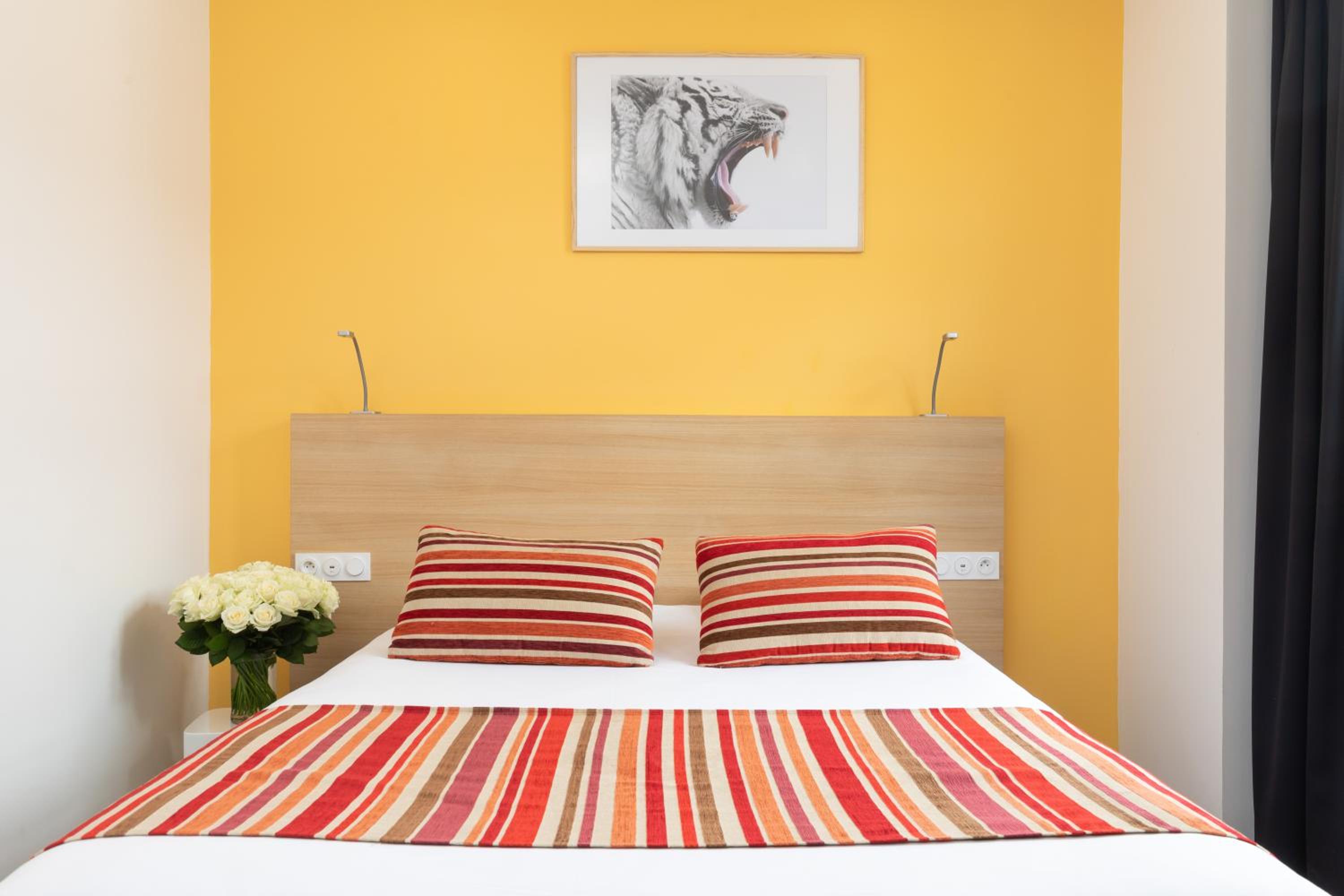 Relax in this vibrant and cozy sleeping retreat!