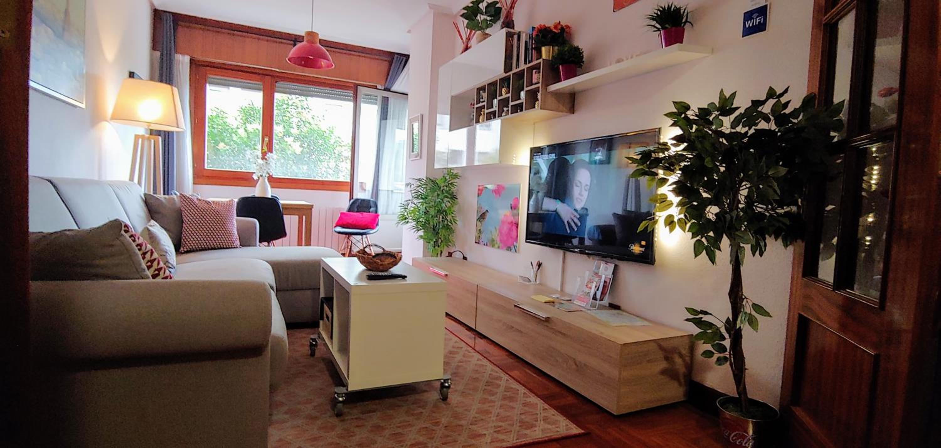 Apartamento con vista al jardín