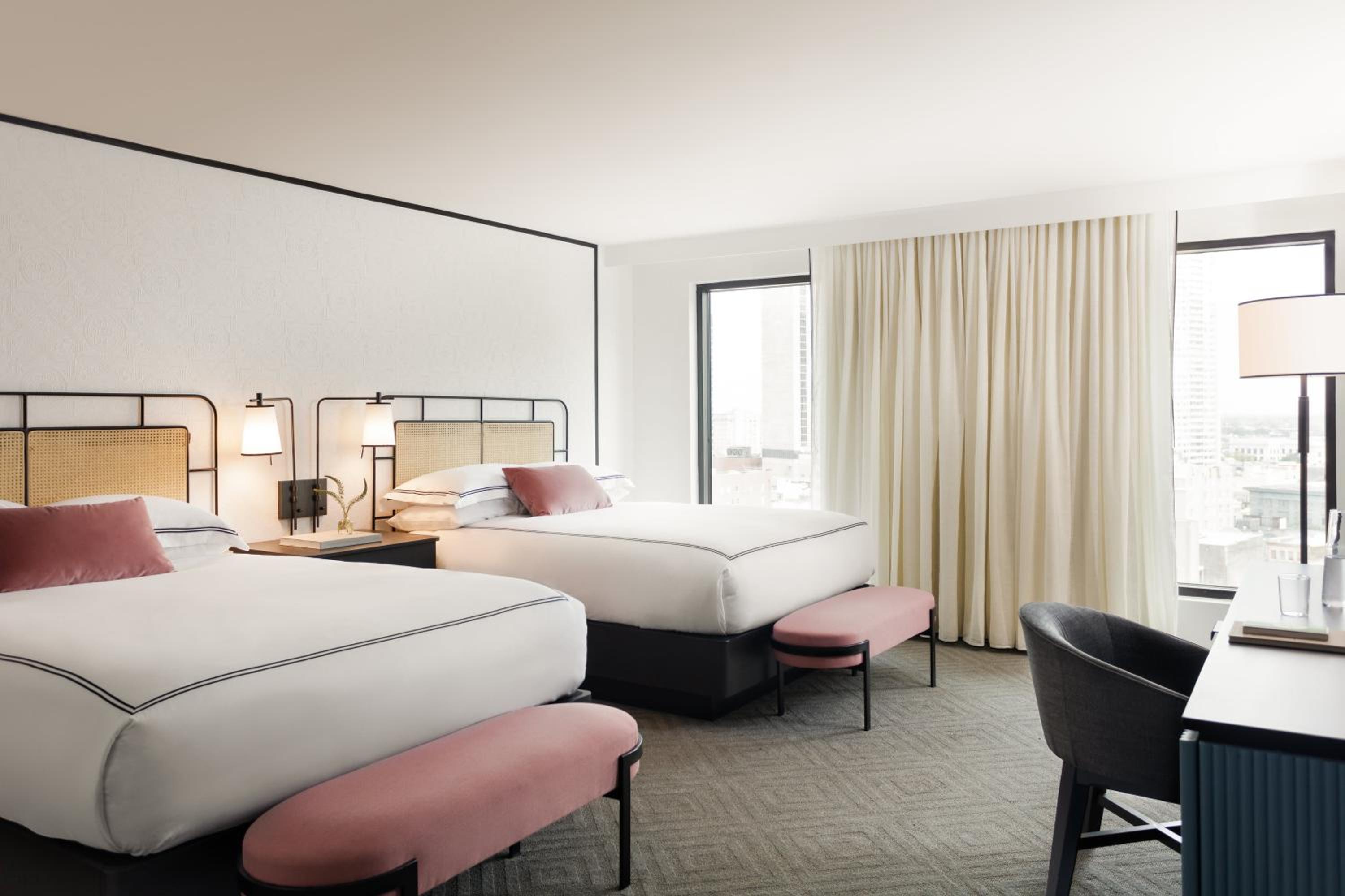 Premium Queen Room with Two Queen Beds and City View