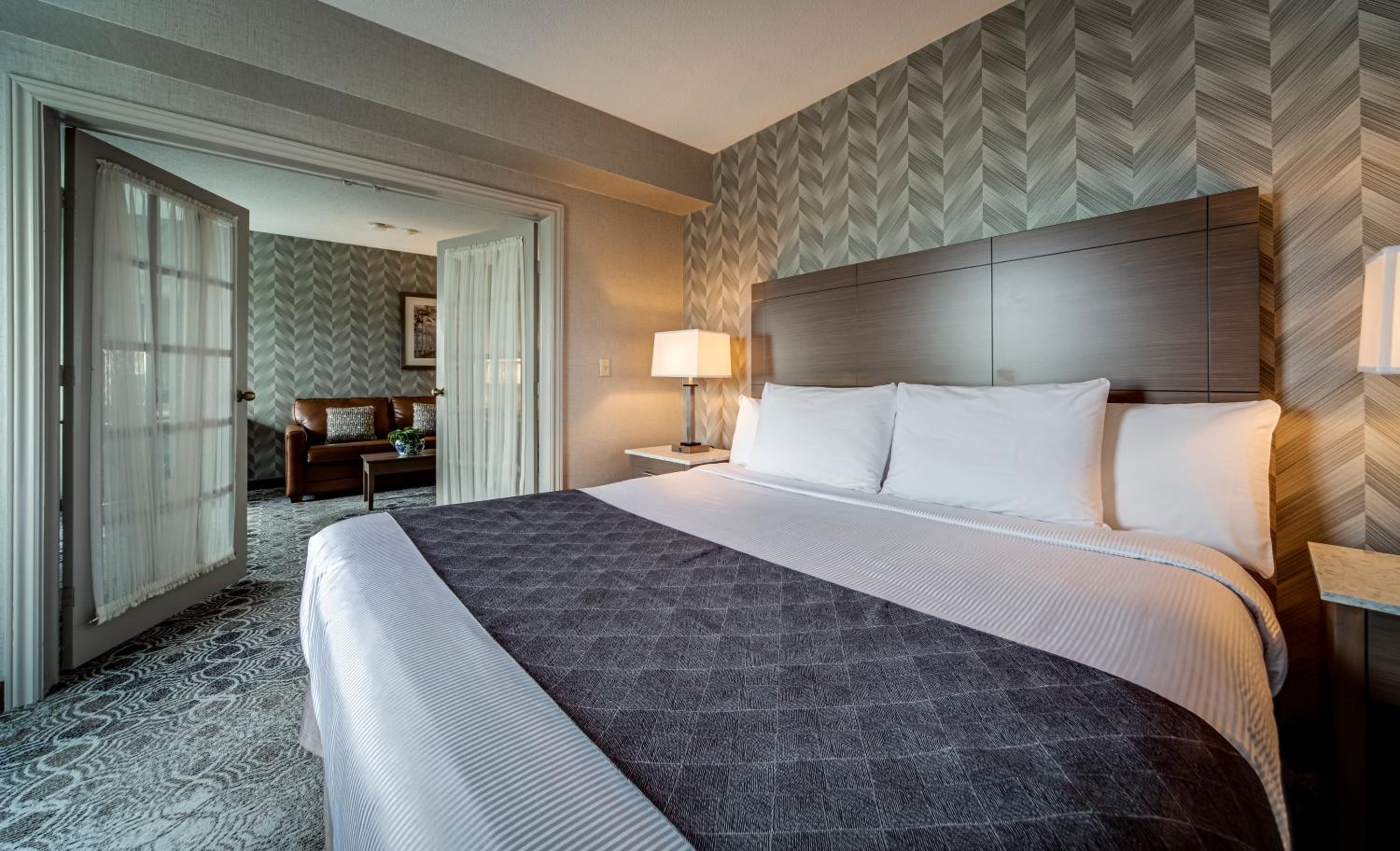 Deluxe King Suite with Jetted Tub and Living Room - Photo 1