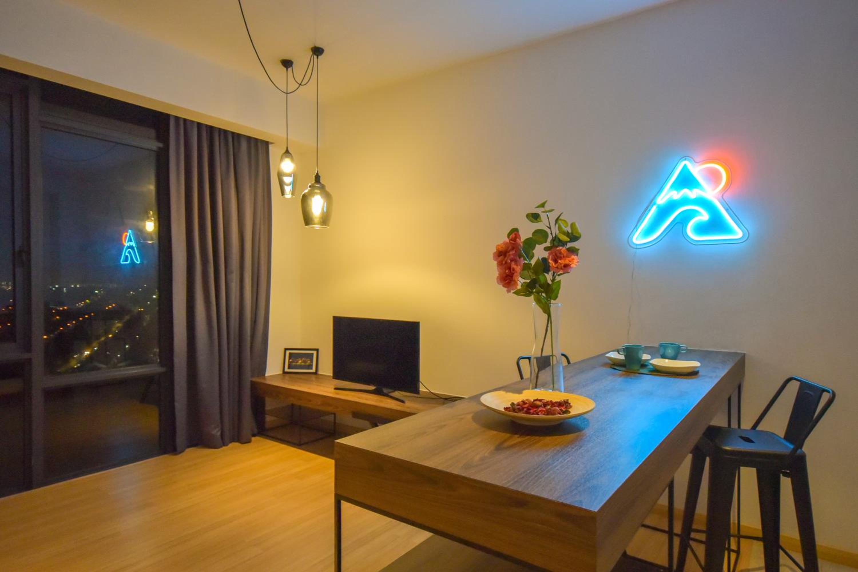 Deluxe Studio with Neon