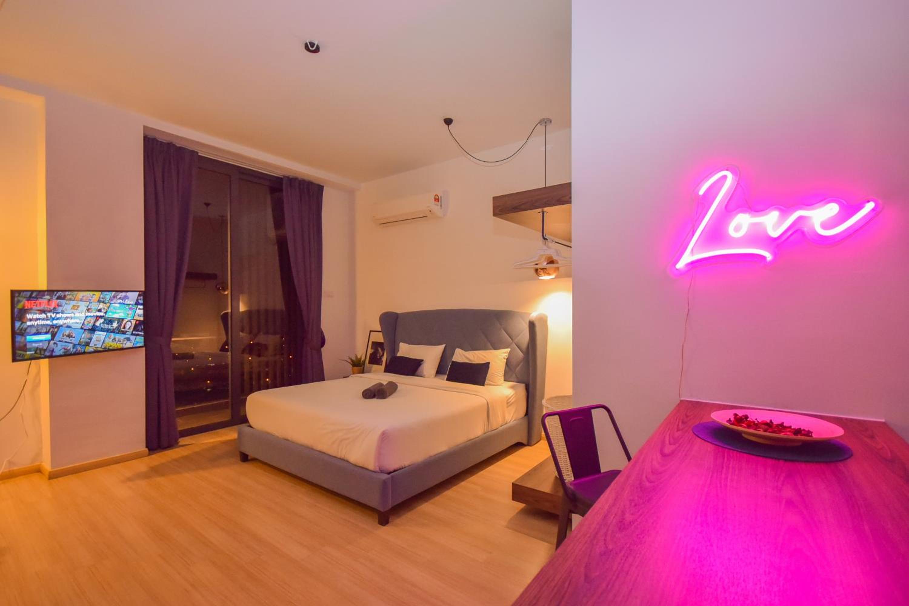 Premium Studio with Neon