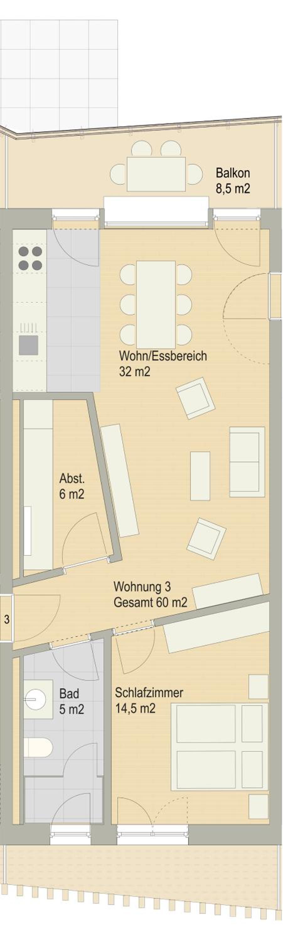 One-Bedroom Apartment photo 2