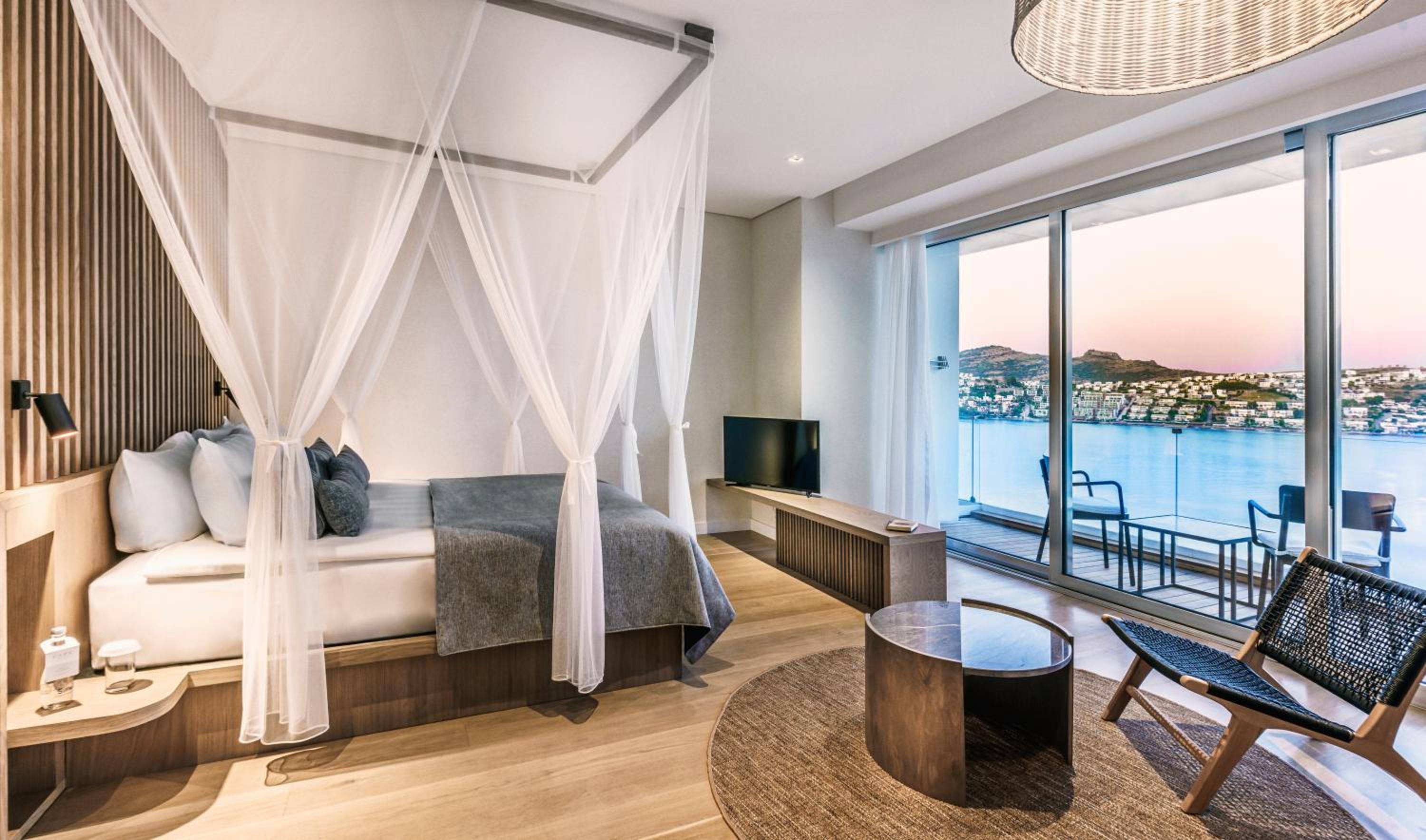 Chambre de Luxe avec Vue sur la Mer et Balcon