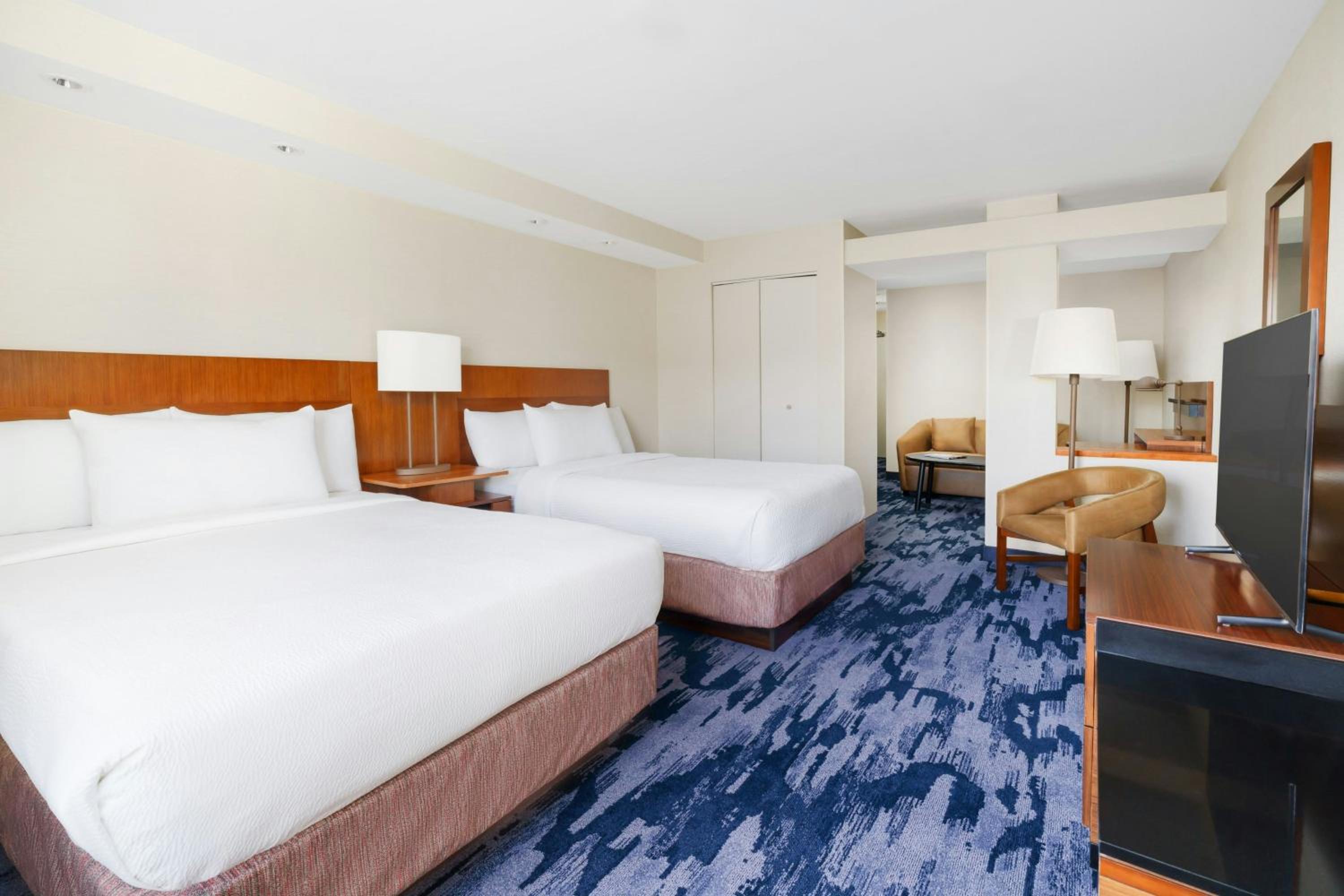 Double Suite with Two Double Beds and Sofa Bed