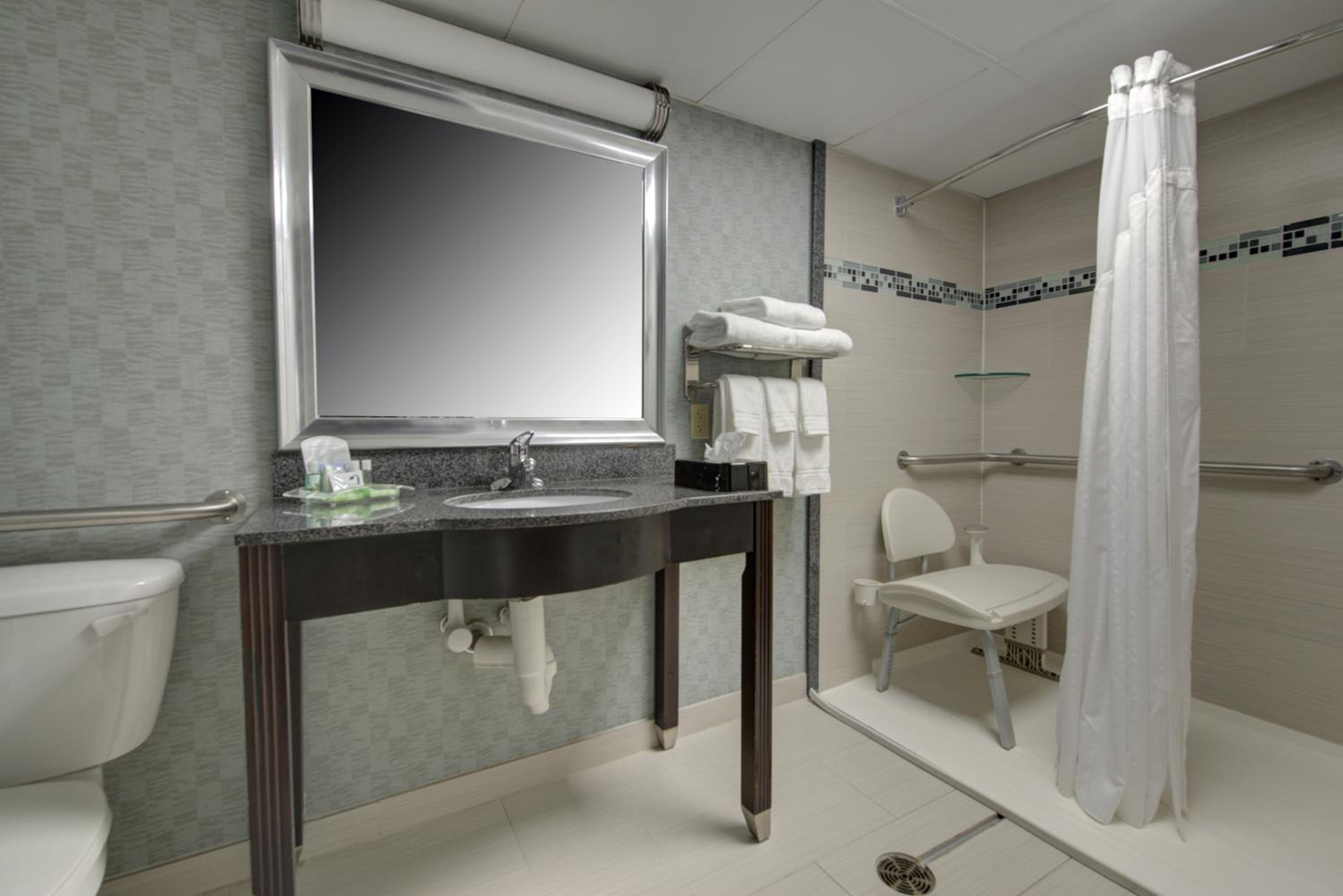 Twin Rom with Mobility Accessible Roll In Shower - Non-Smoking - Photo 6