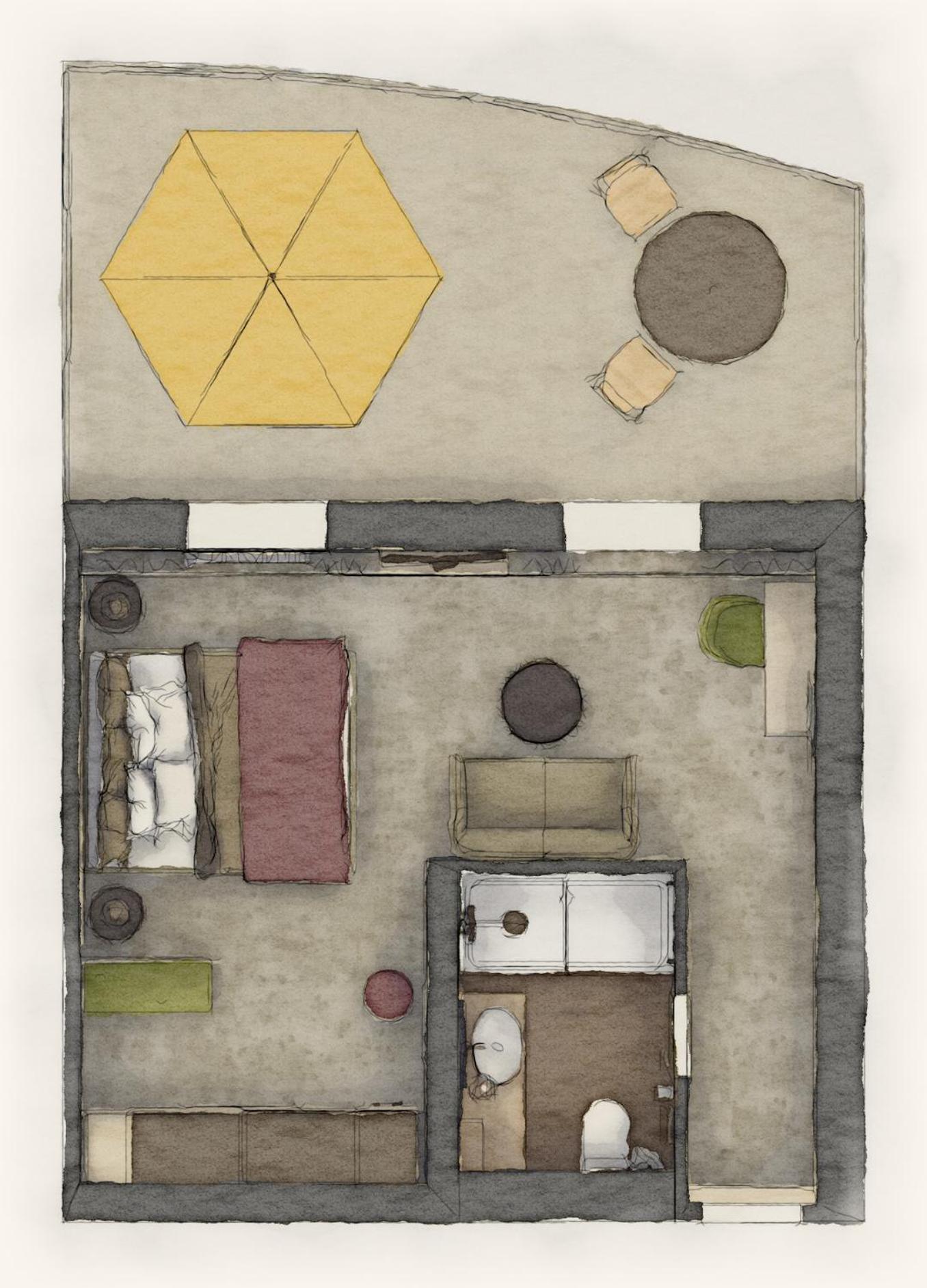 Double Room with Terrace - Photo 9