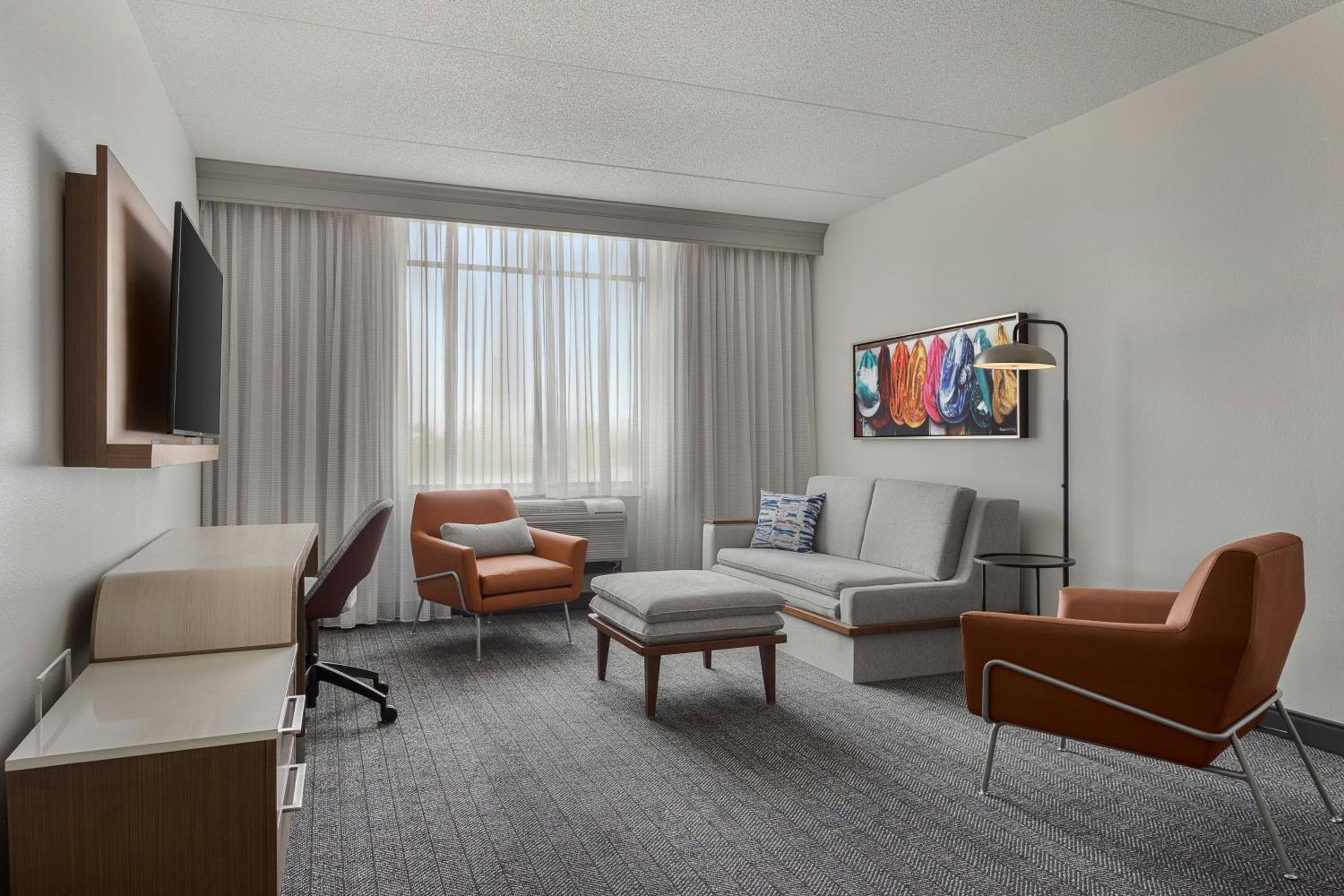 One-Bedroom King Suite with Roll-In Shower and Sofa Bed - Mobility Access/Hearing Accessible