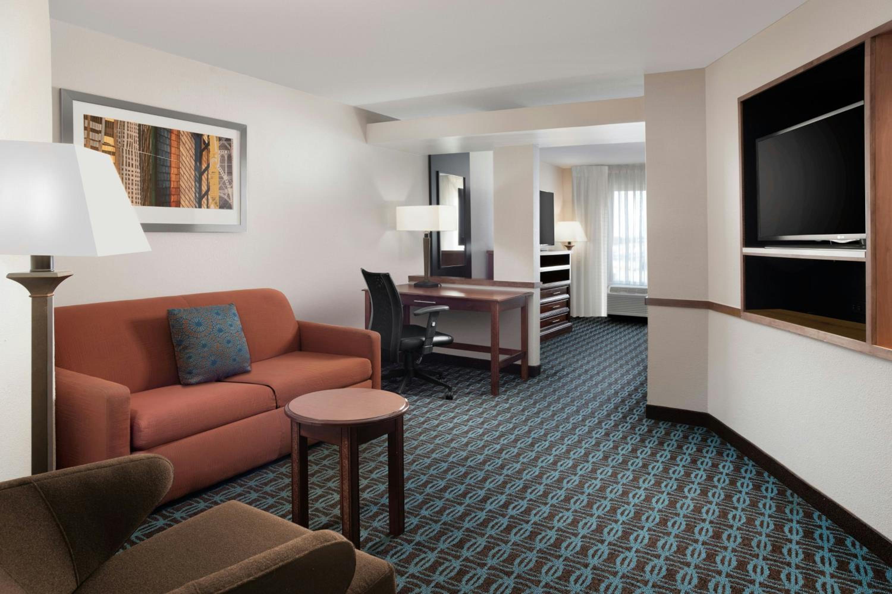 King Suite with Roll-In Shower and Sofa Bed - Mobility Access/Hearing Accessible