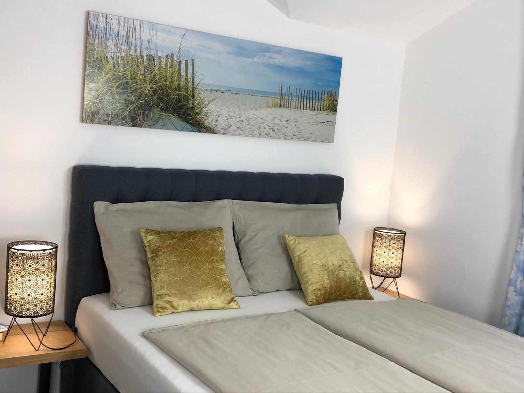 One-Bedroom Apartment with Balcony and Sea View