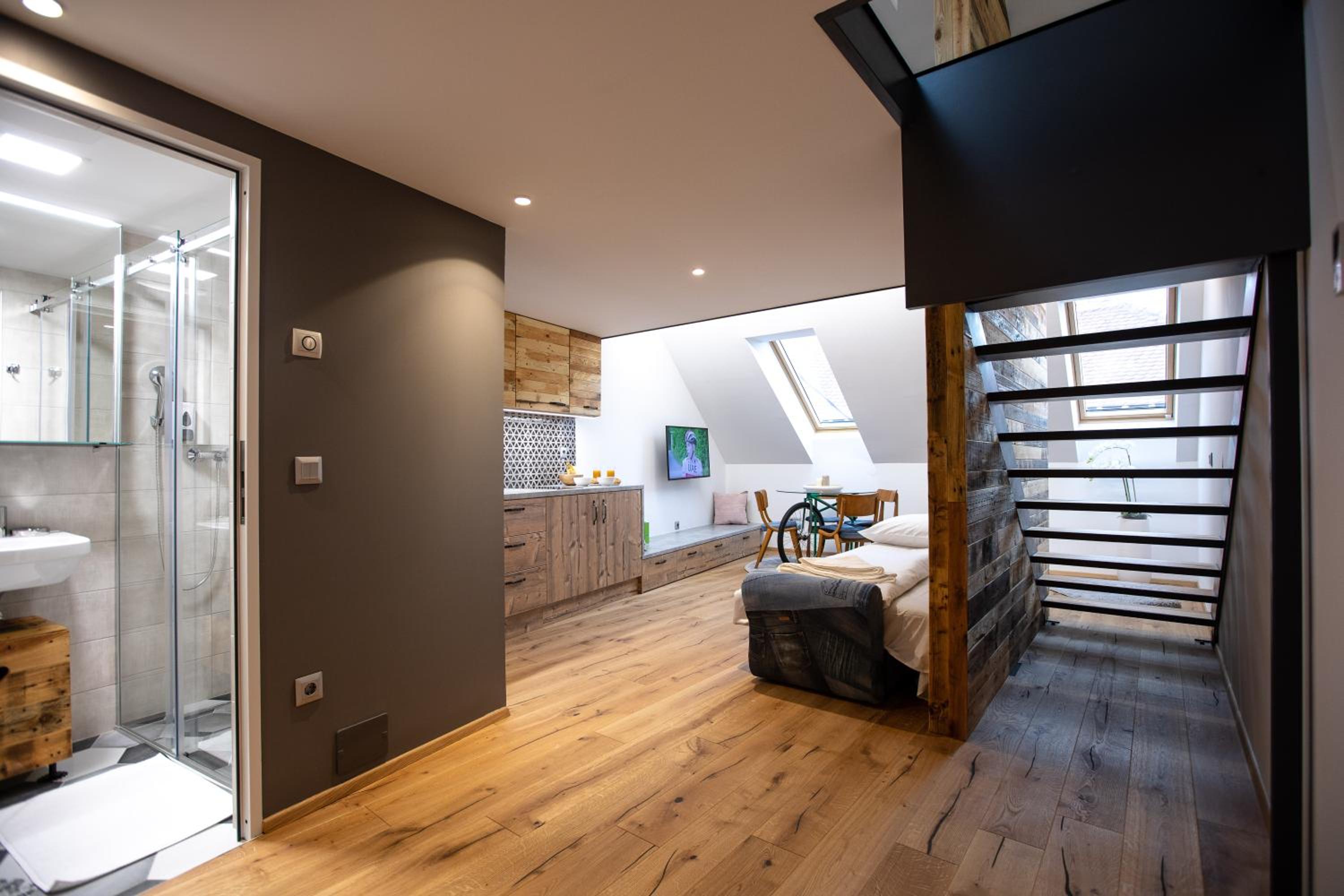 Comfort Attic Apartment - split level