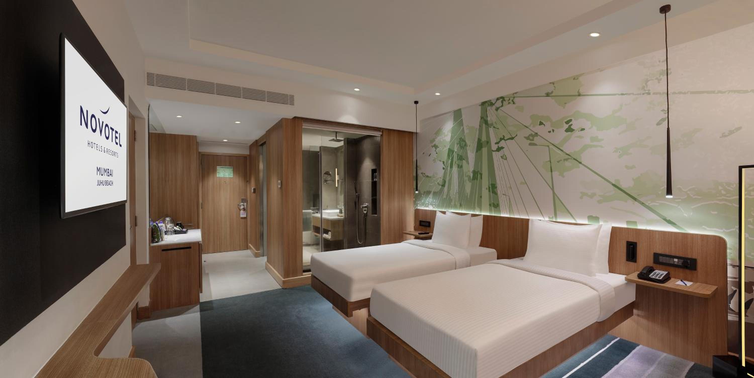 Premier Twin Bed City View Higher Floor, Buffet Breakfast, Complimentary Airport transfers (T1&T2),Premier Lounge with Cocktail Hrs. from 18:00 Hrs. to 20:00 Hrs