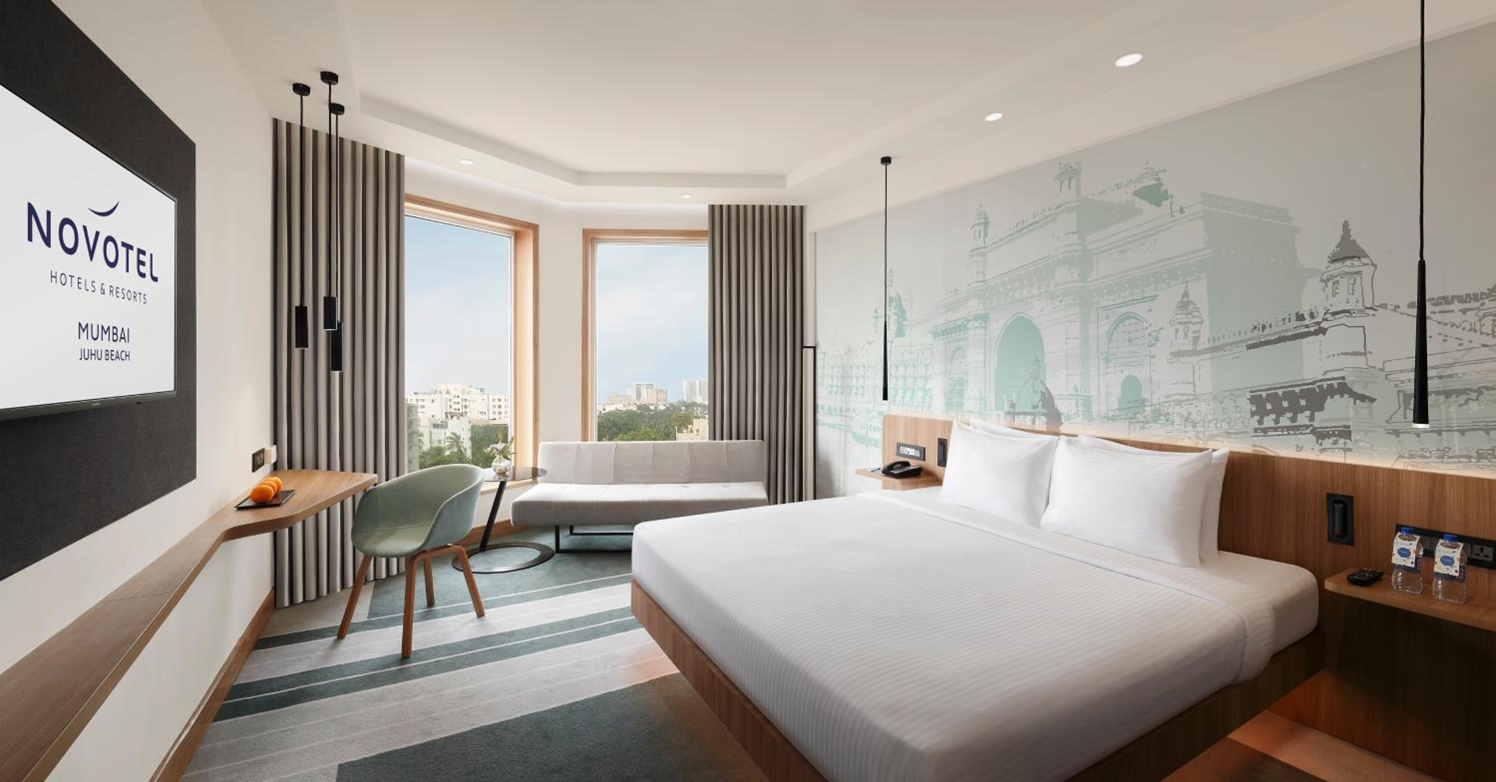 Premier King Bed City View Higher Floor, Buffet Breakfast, Complimentary Airport transfers (T1&T2),Premier Lounge with Cocktail Hrs. from 18:00 Hrs. to 20:00 Hrs.