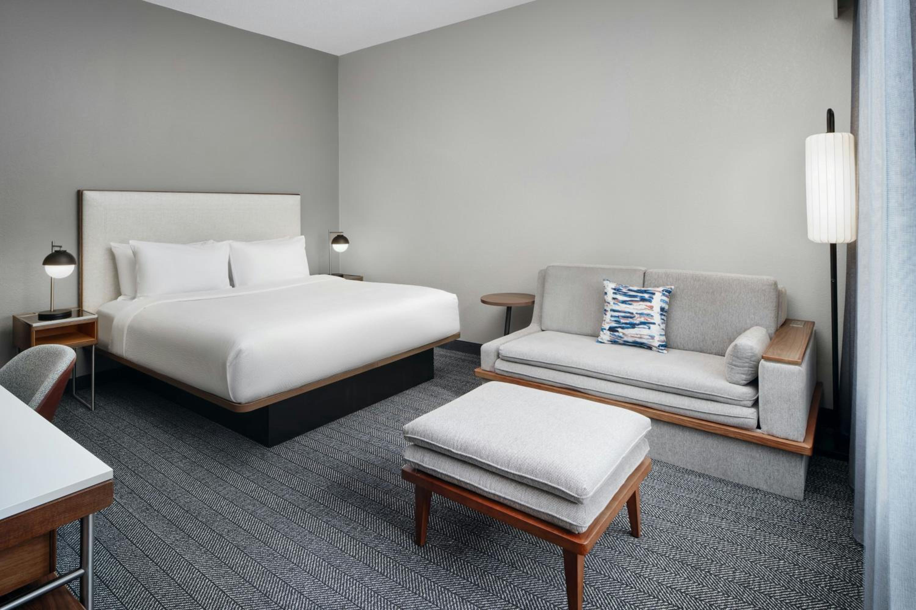 King Room with Roll-In Shower and Sofa Bed - Mobility Access/Hearing Accessible