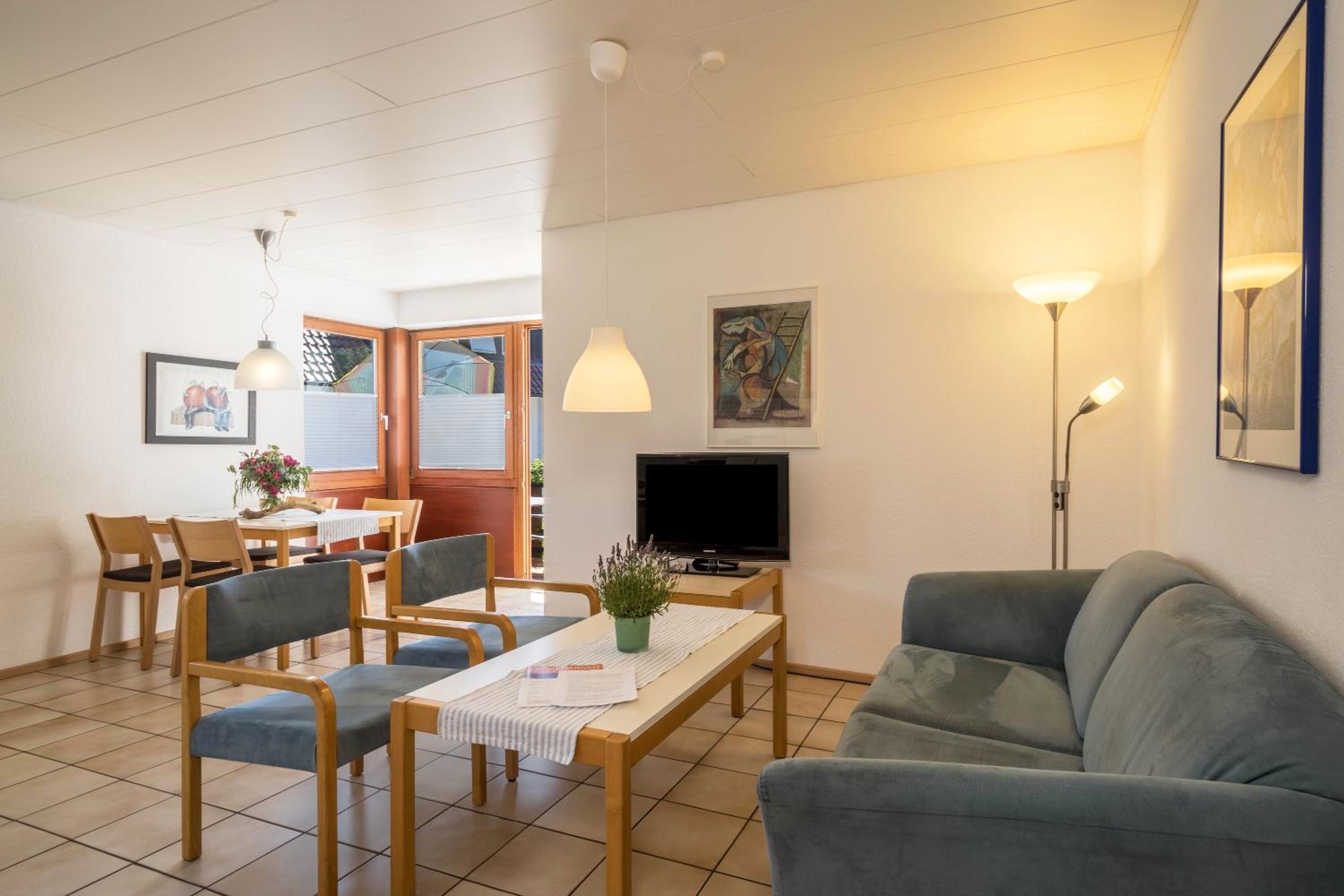 Two-Bedroom Deluxe Apartment with Garden View