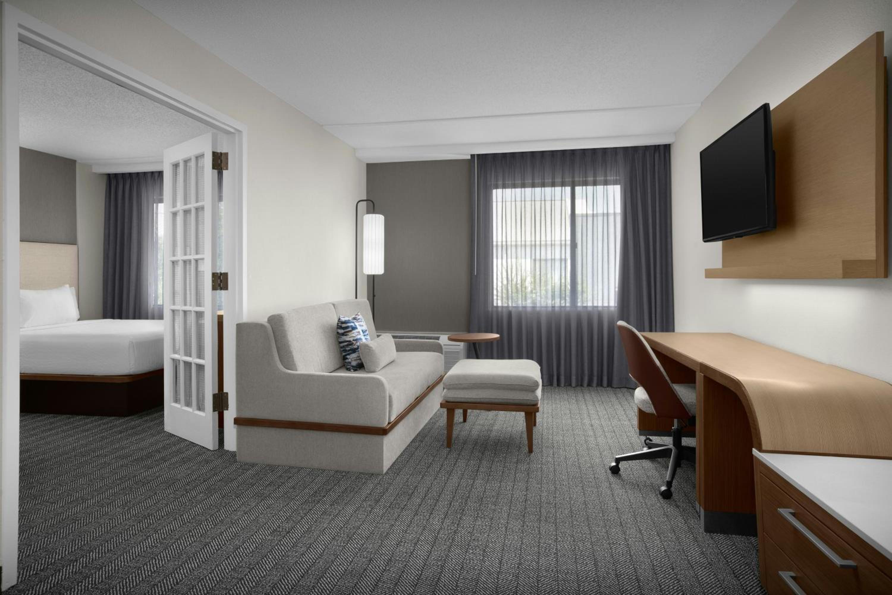 One-Bedroom Double Suite with Two Double Beds and Sofa Bed