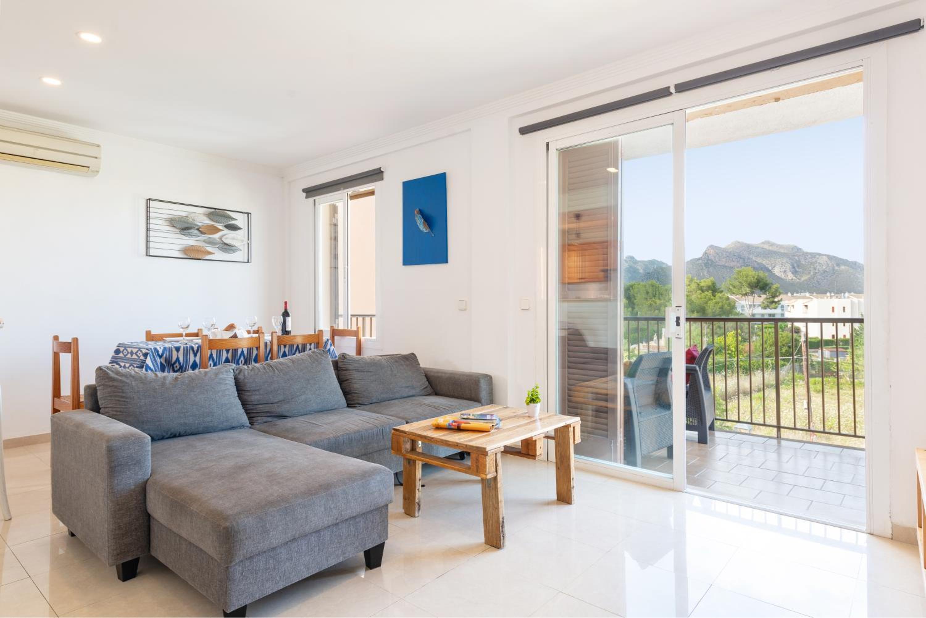 Apartamento con vista al mar