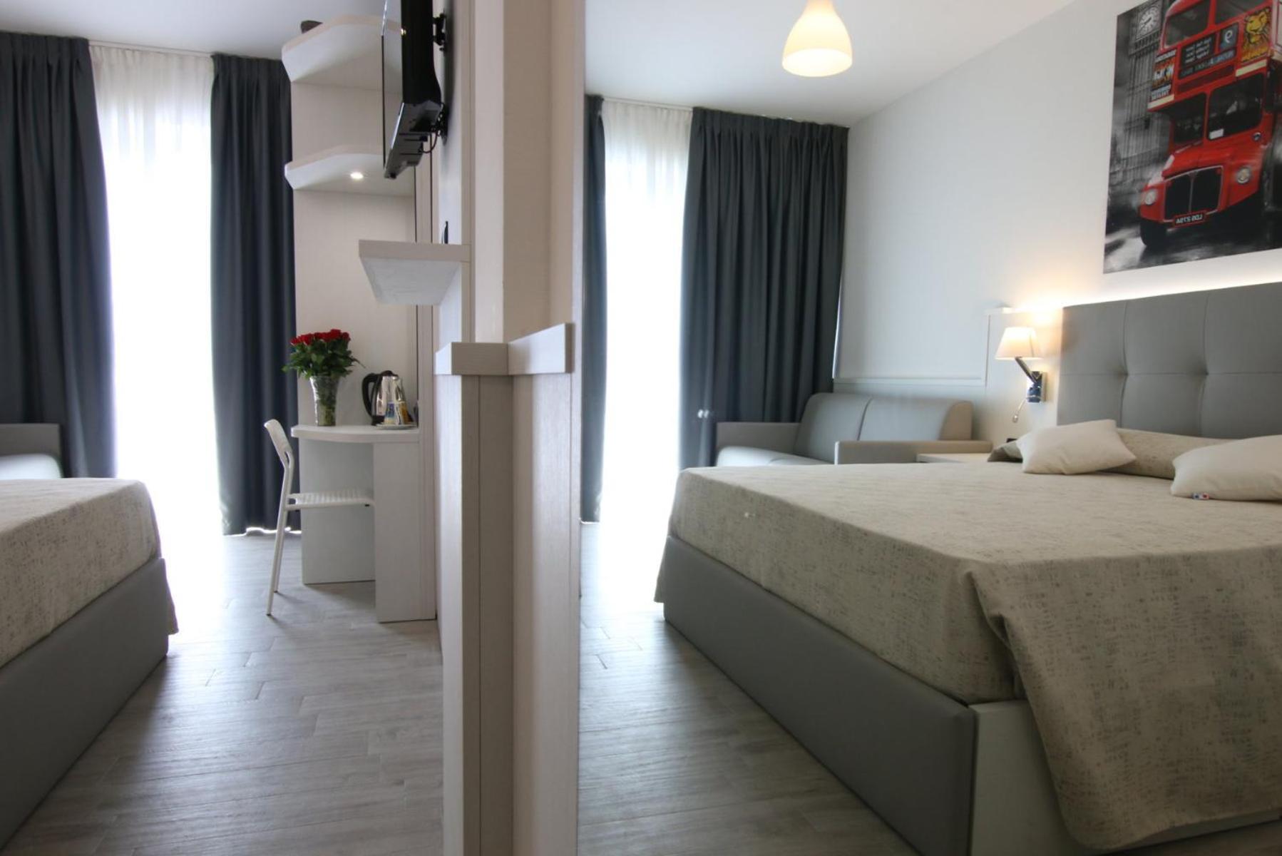Two Connecting Double Rooms