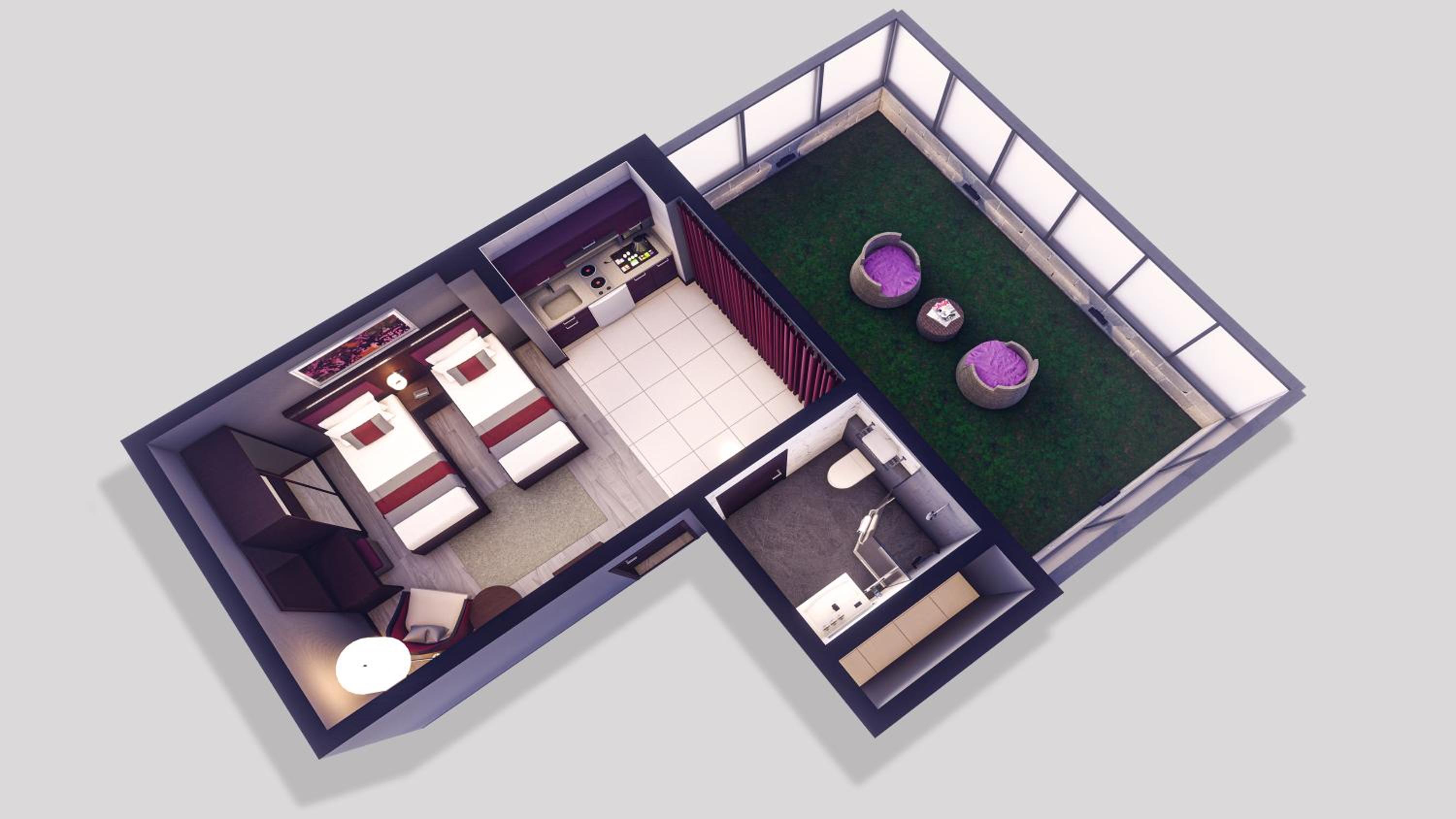 Twin Room with Terrace photo 1
