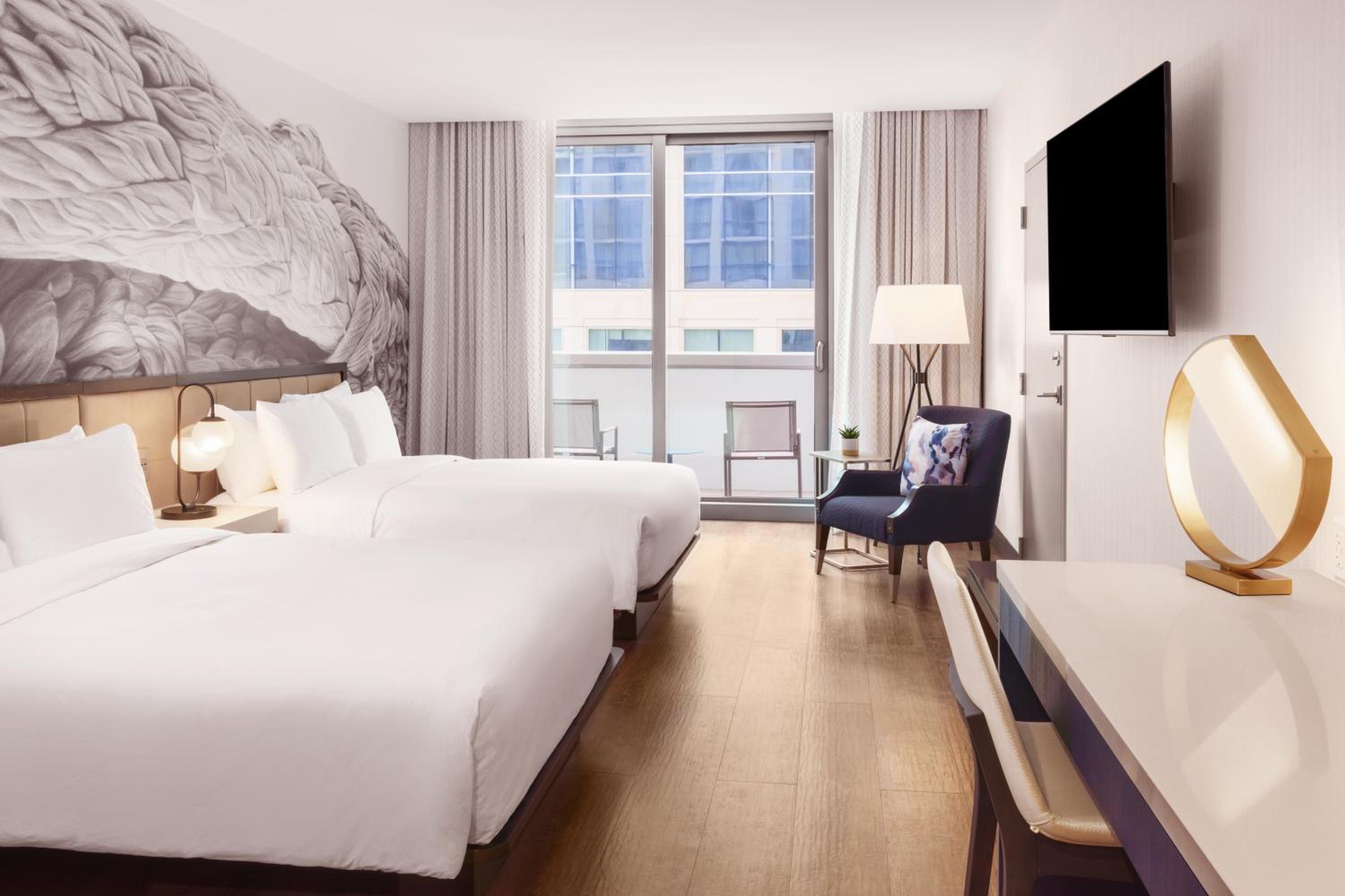 Queen Room with Two Queen Beds and Accessible Tub - Photo 1