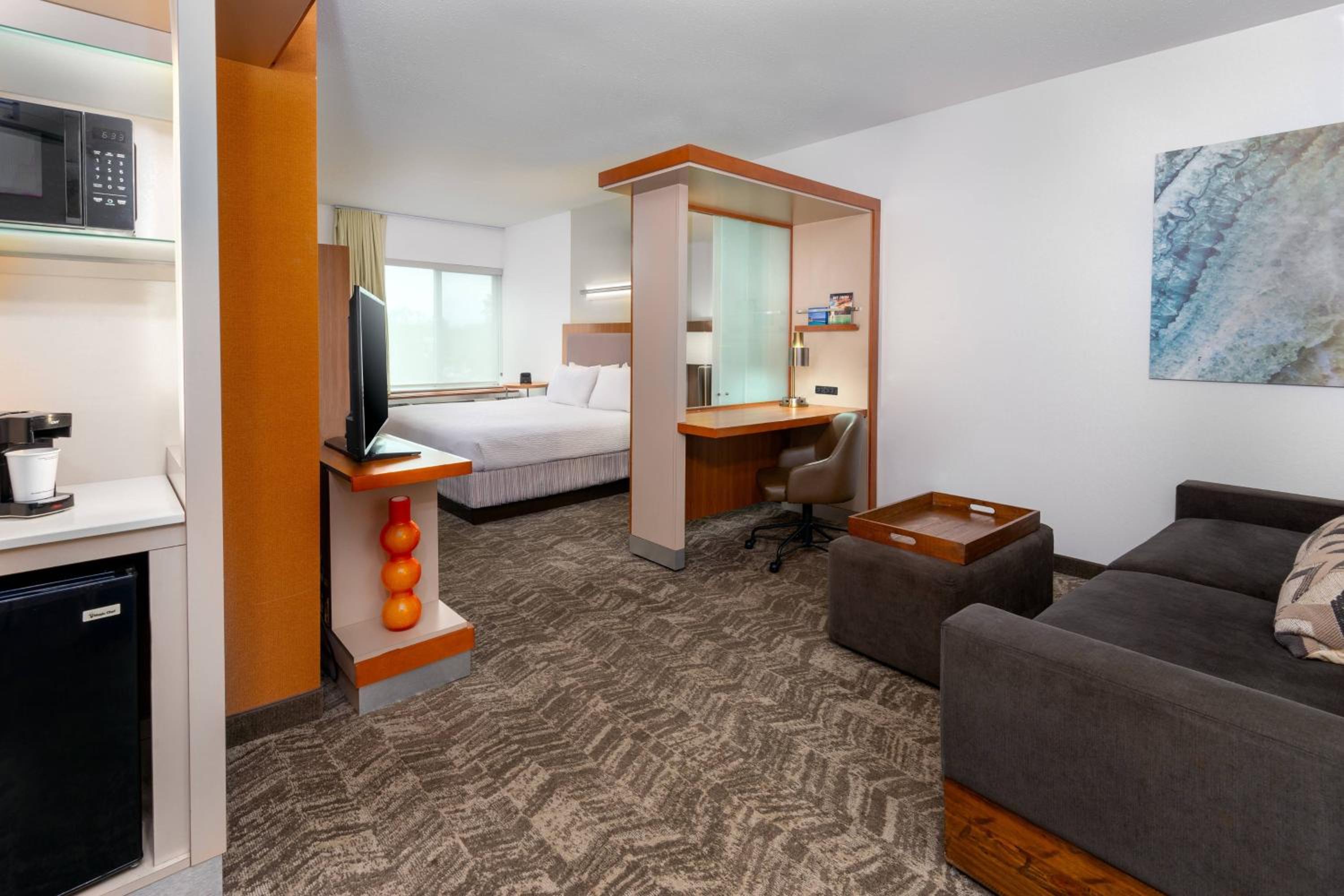 King Suite with Bathtub and Trundle Sofa - Mobility Access/Hearing Accessible