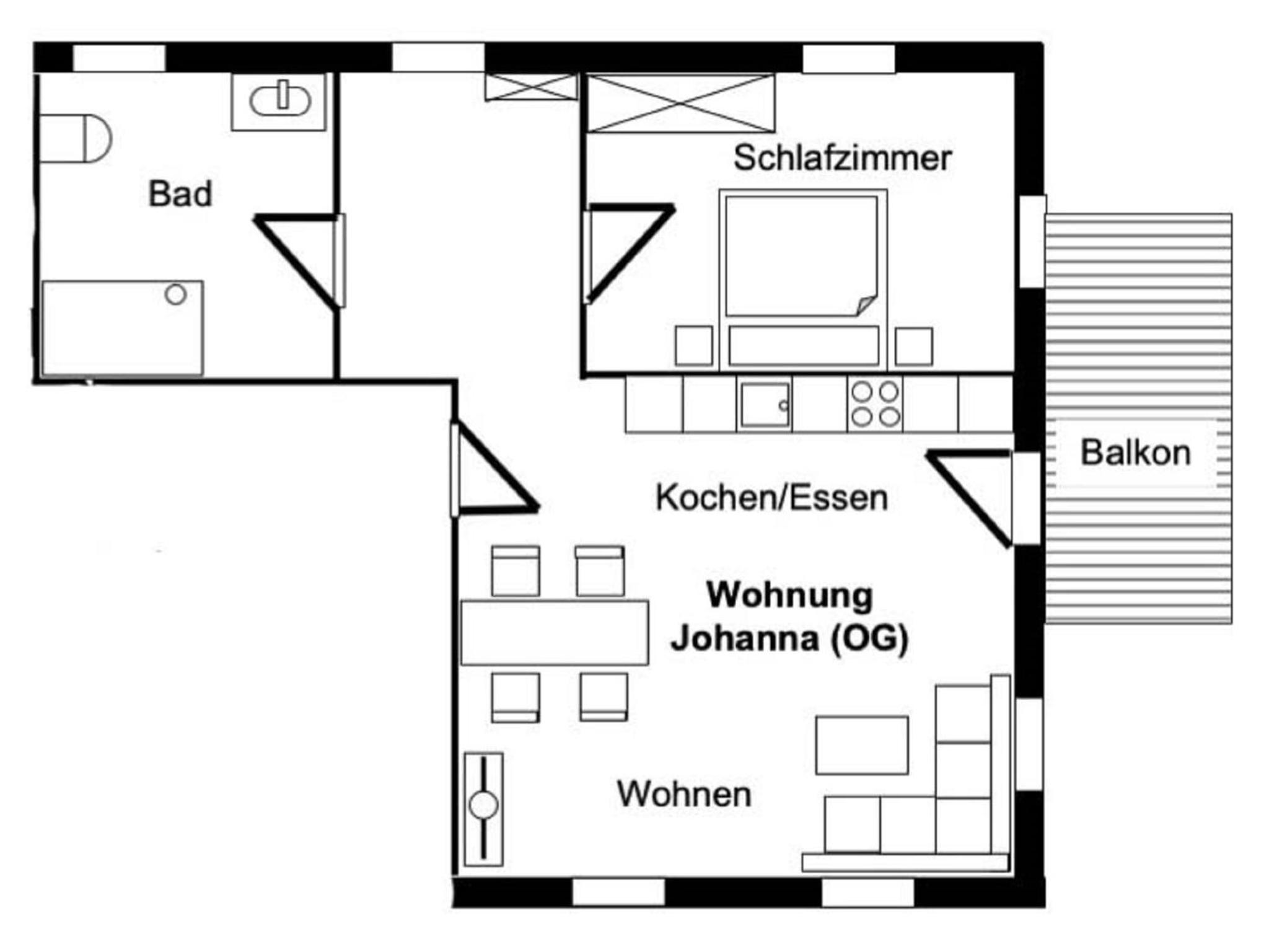 One-Bedroom Apartment photo 2