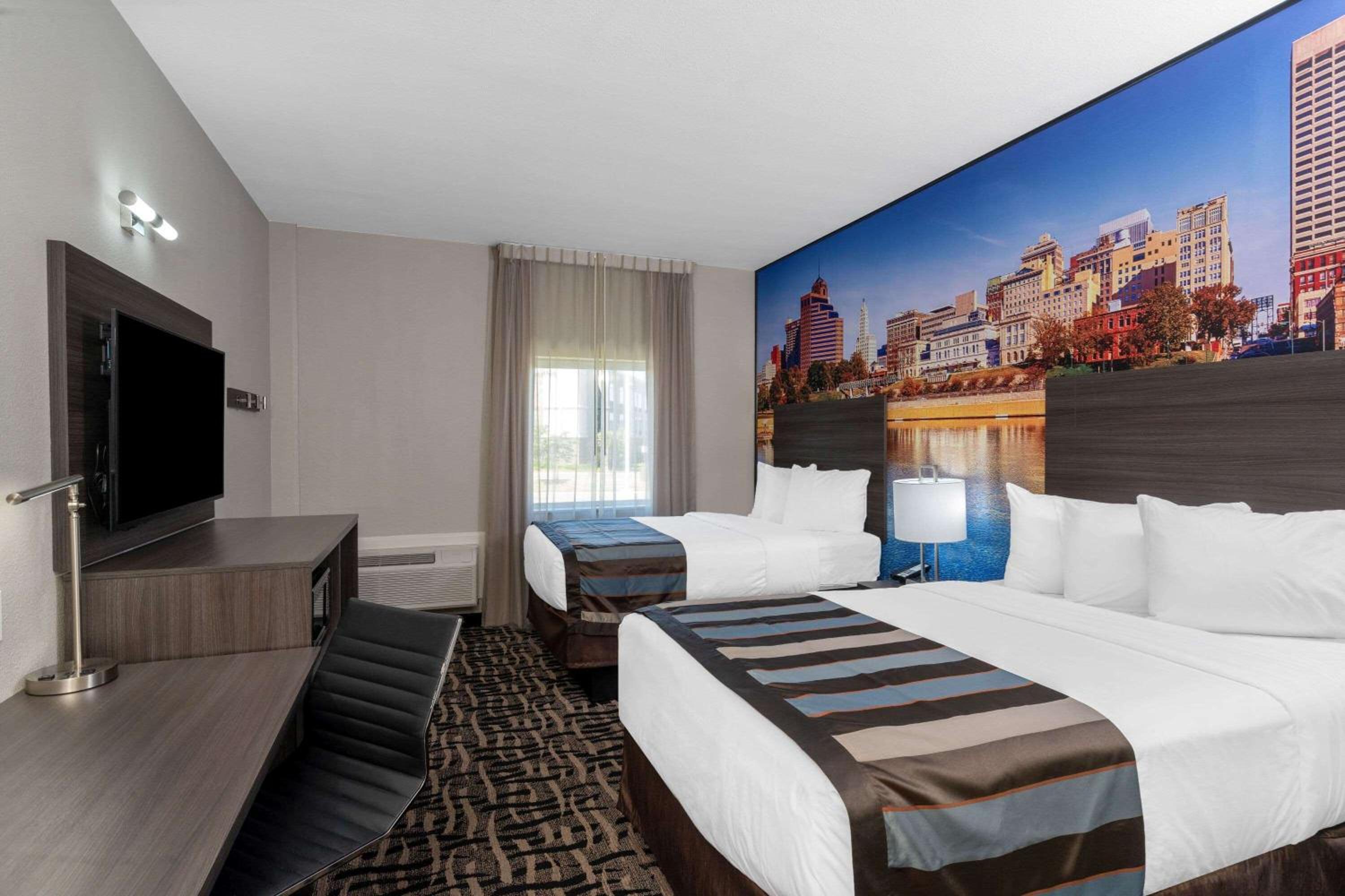 Double Room with Two Double Beds - Non-Smoking - Photo 5