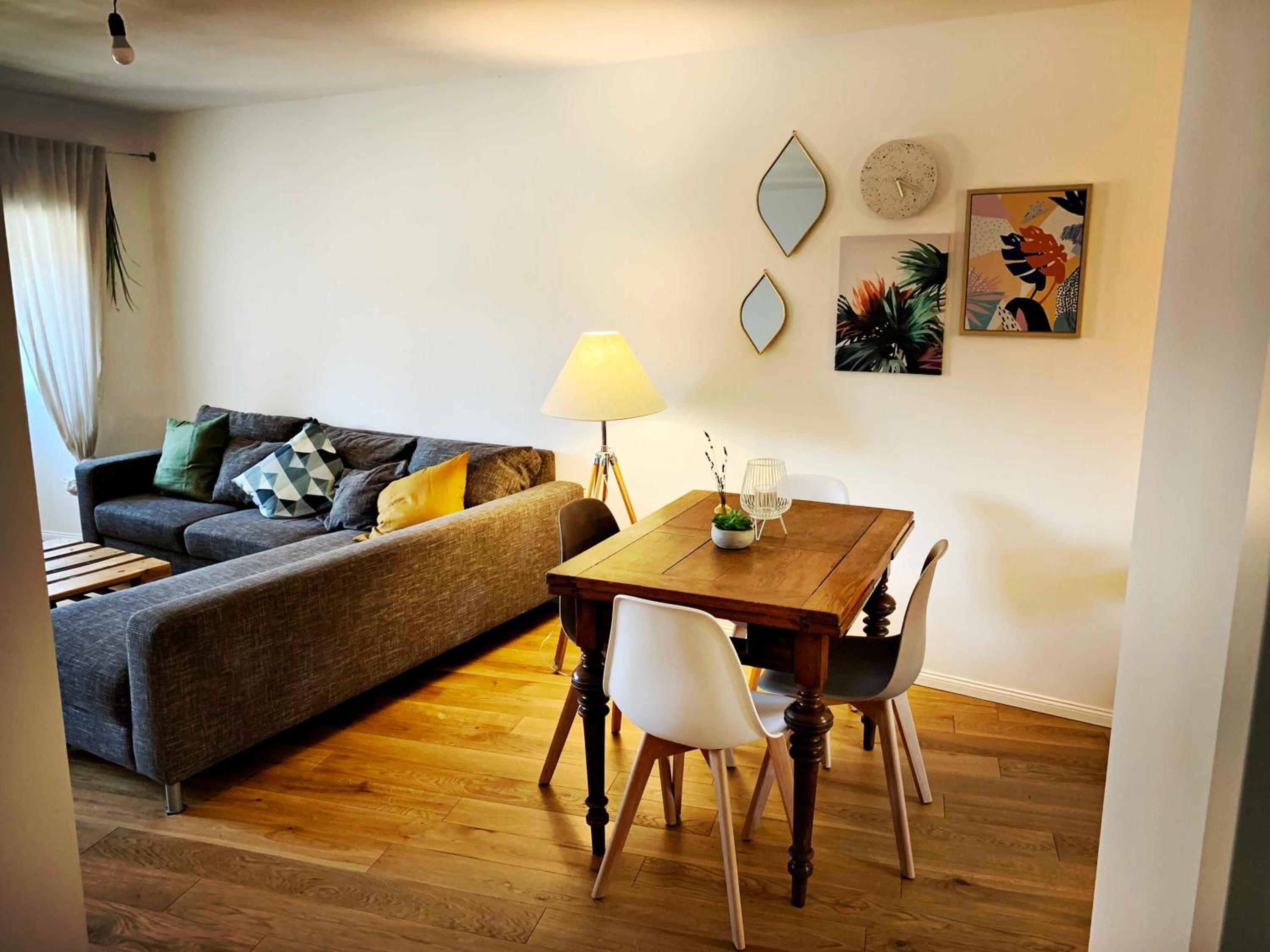 Three-Bedroom Apartment with Balcony