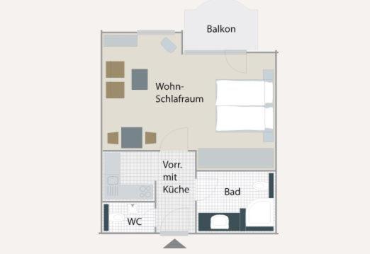 One-Bedroom Apartment - Photo 2