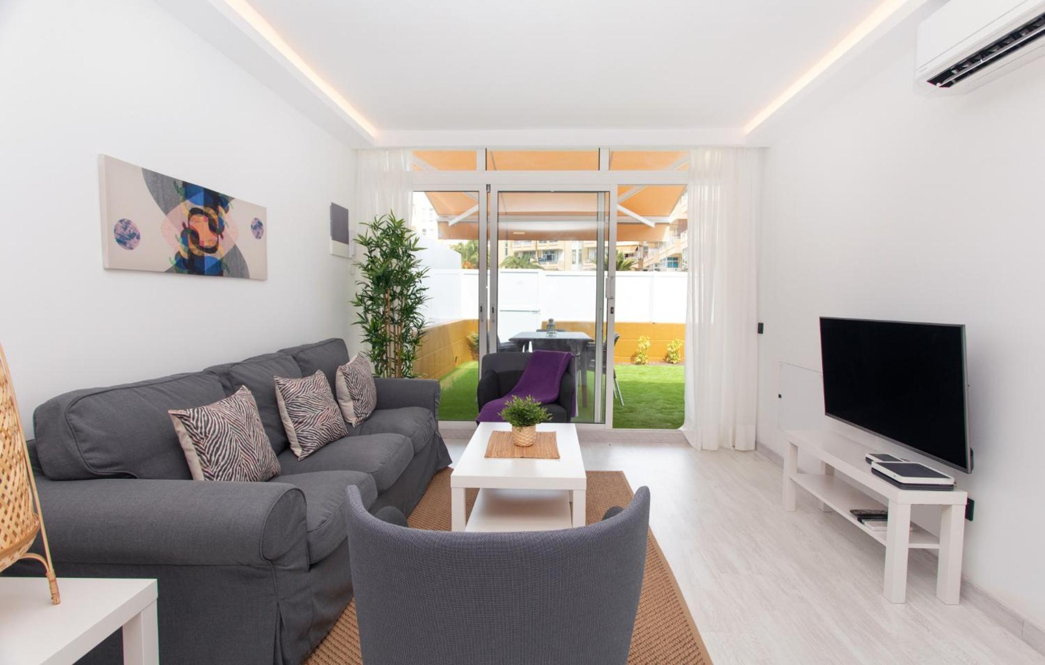 Bungalow con vista al jardín