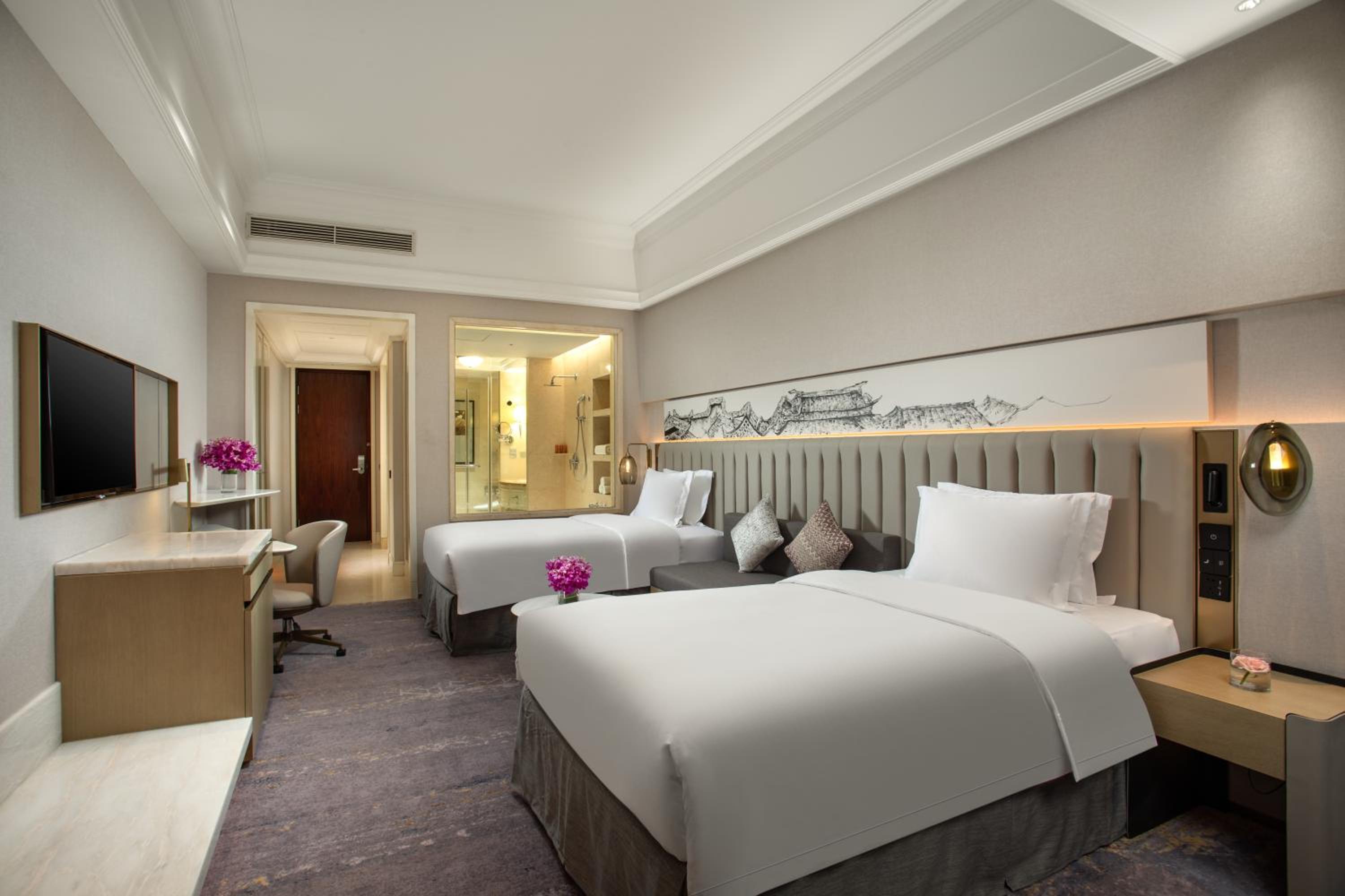 Premium Double Room with Two Double Beds and River View - Photo 1